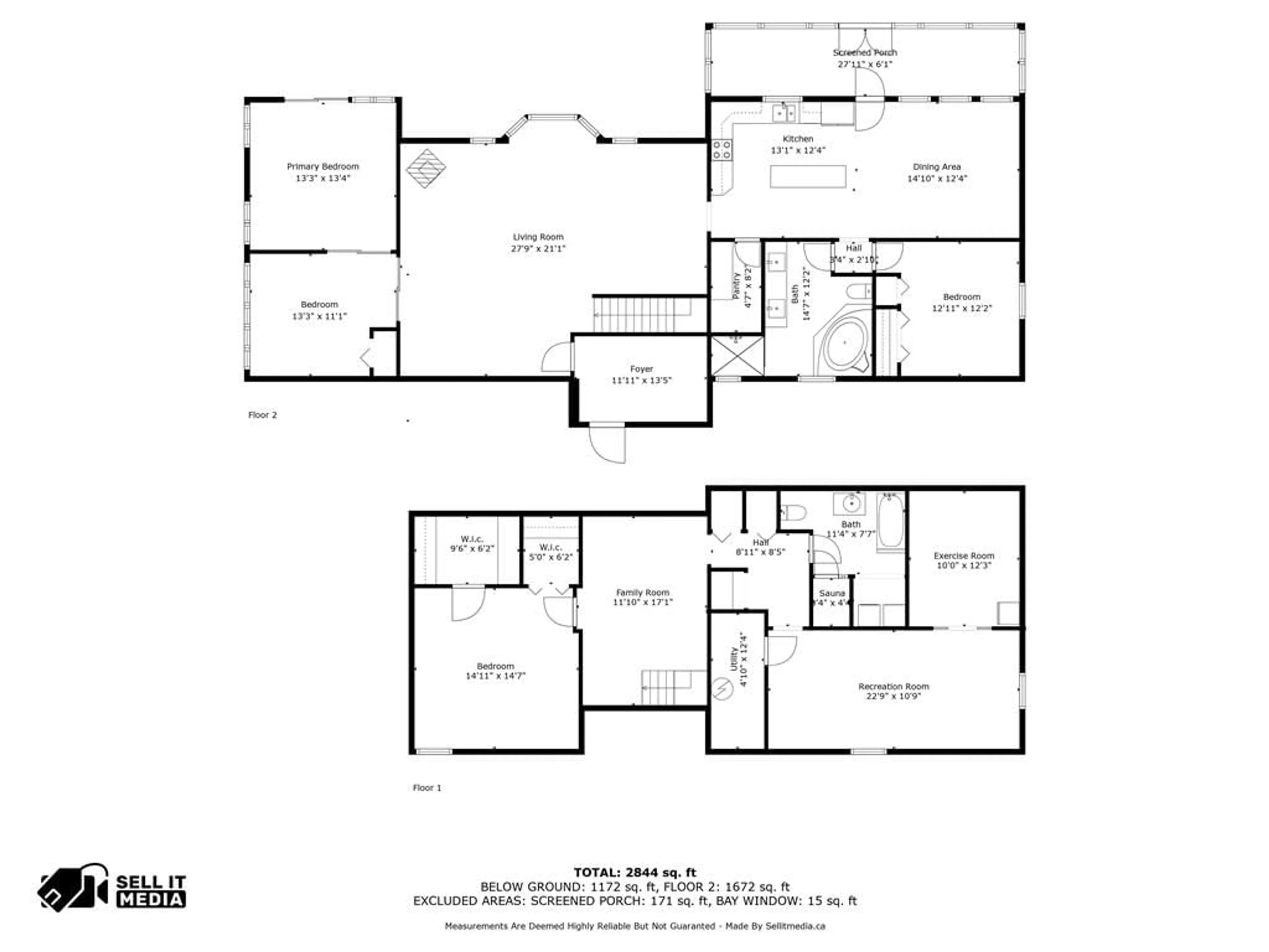 Floor plan for 1425 PETITE QUATORZE Rd, Ste Anne De Prescott Ontario K0B 1M0