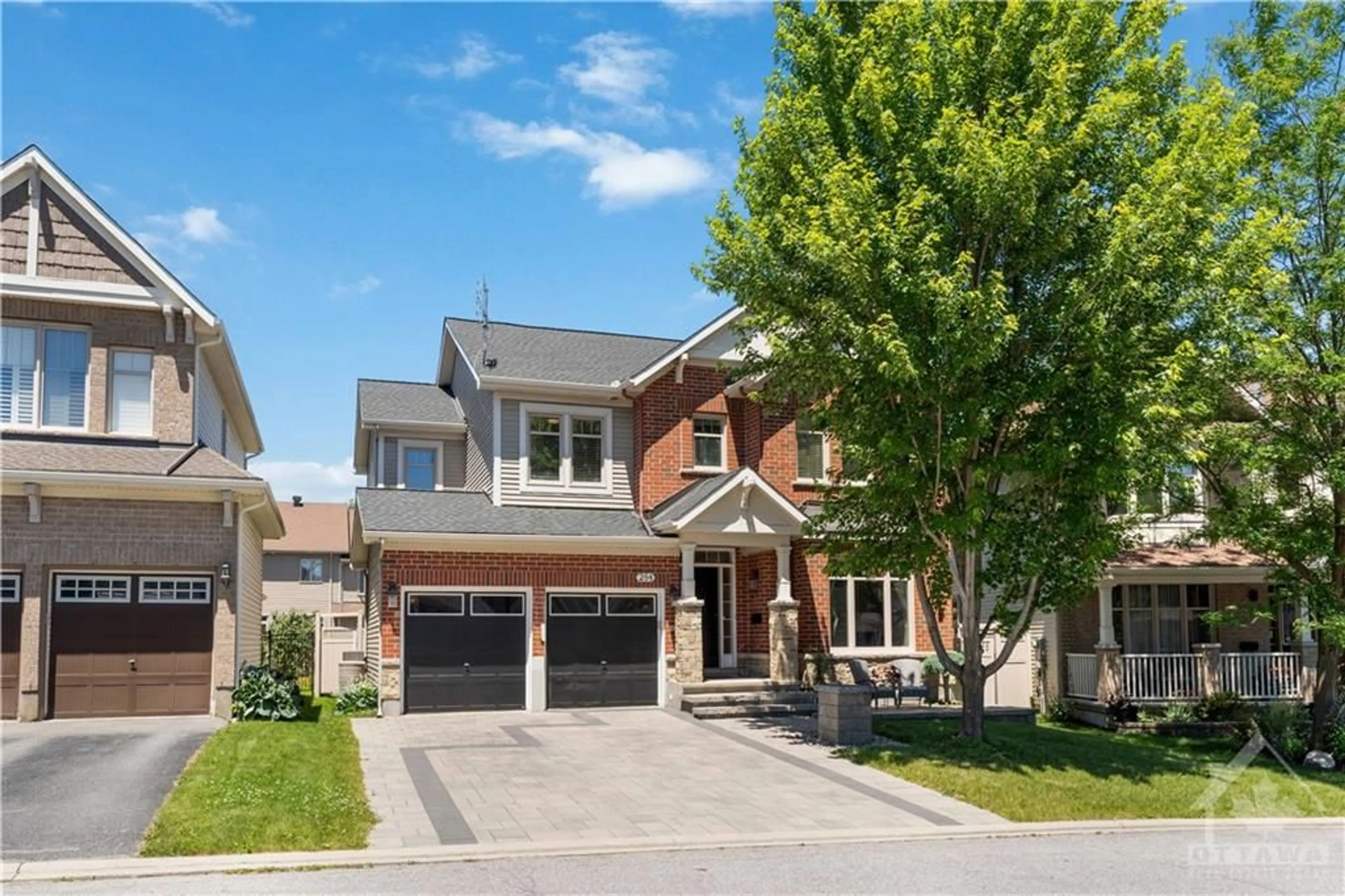 Home with brick exterior material for 284 CALAVERAS Ave, Ottawa Ontario K2J 5K8