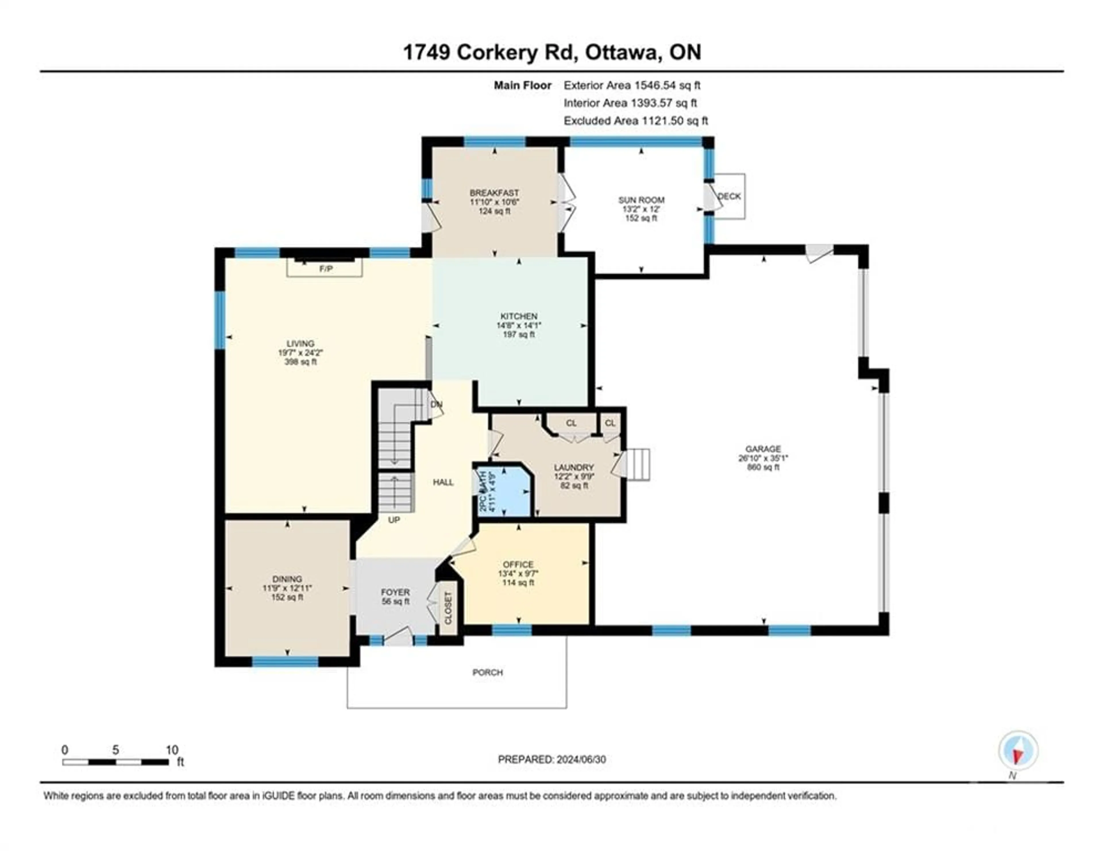 Floor plan for 1749 CORKERY Rd, Ottawa Ontario K0A 1L0