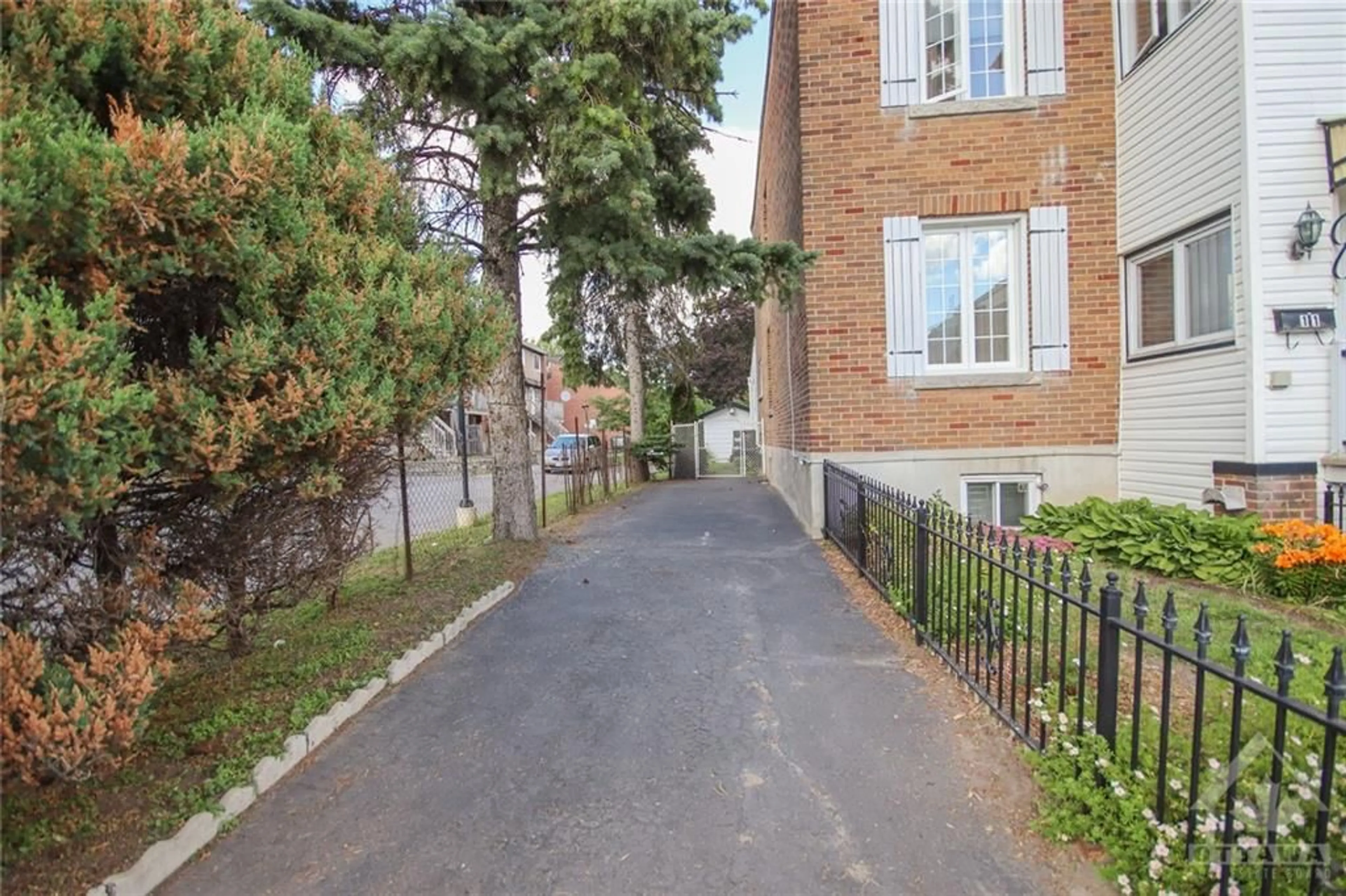 A pic from exterior of the house or condo, the street view for 13 & 11 NELSON St, Ottawa Ontario K1N 7R1