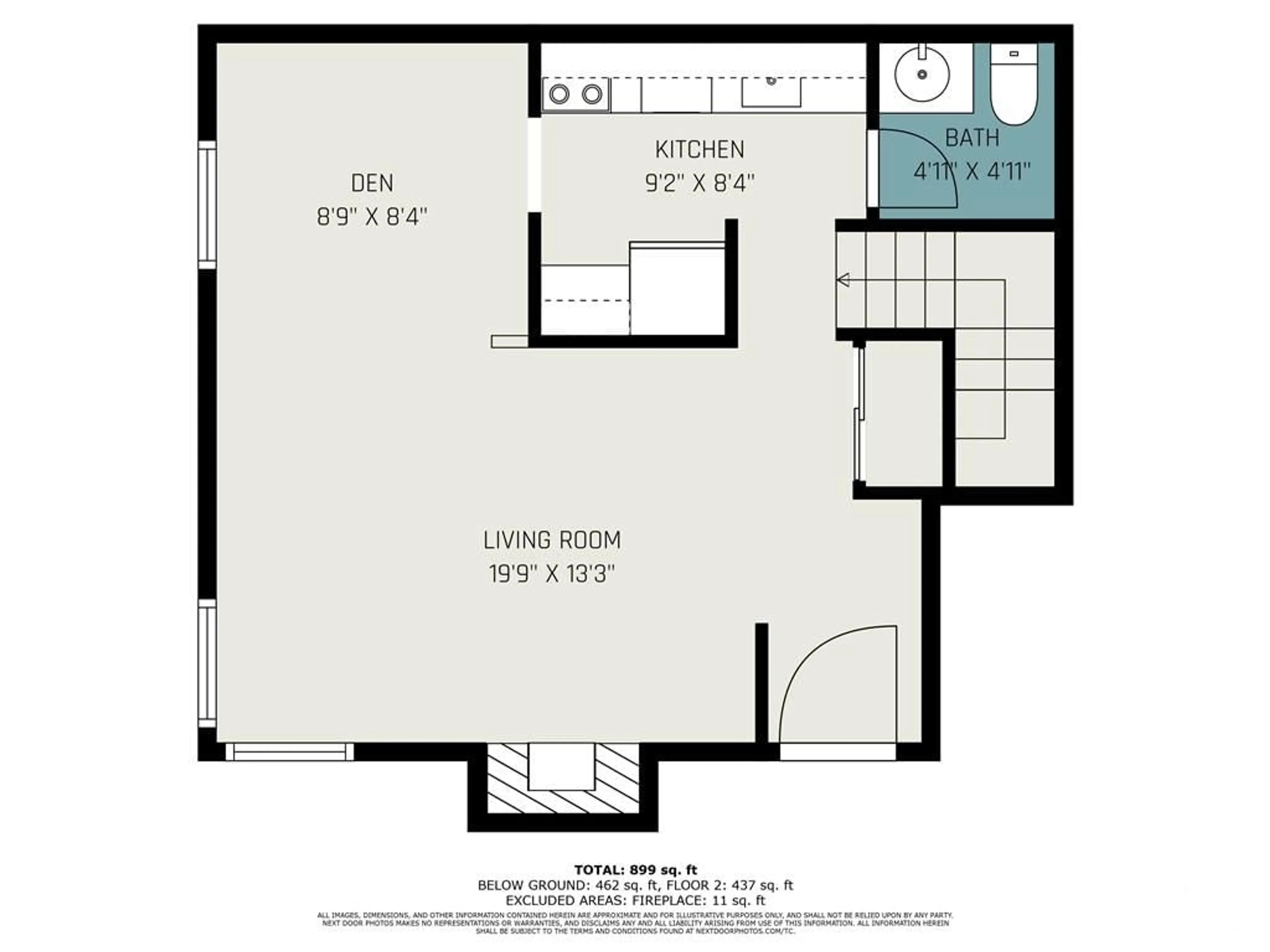 Floor plan for 268 PRESLAND Rd #2, Ottawa Ontario K1K 2B8