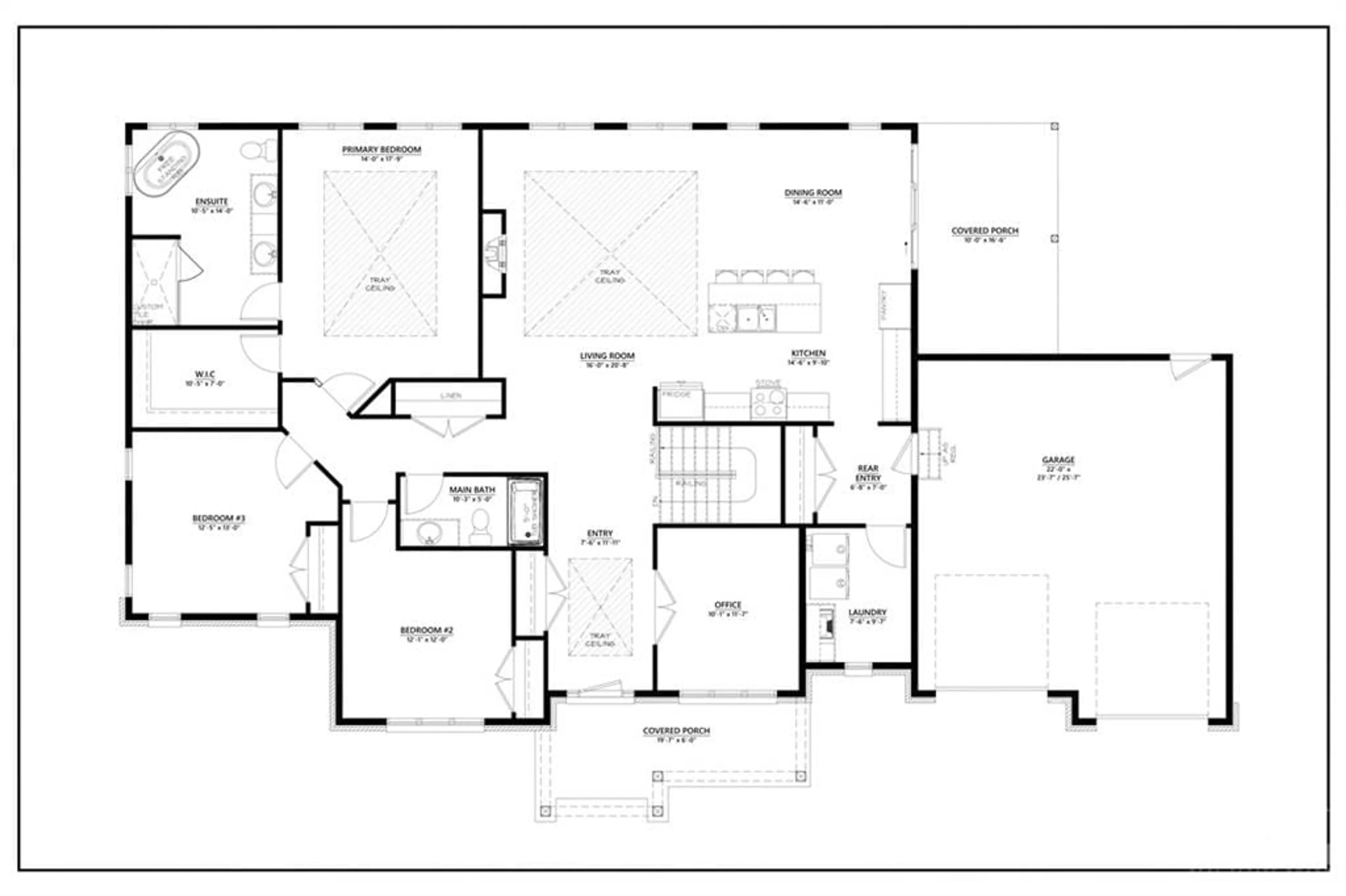 Floor plan for 1685 TRIZISKY St, Hallville Ontario K0E 1S0