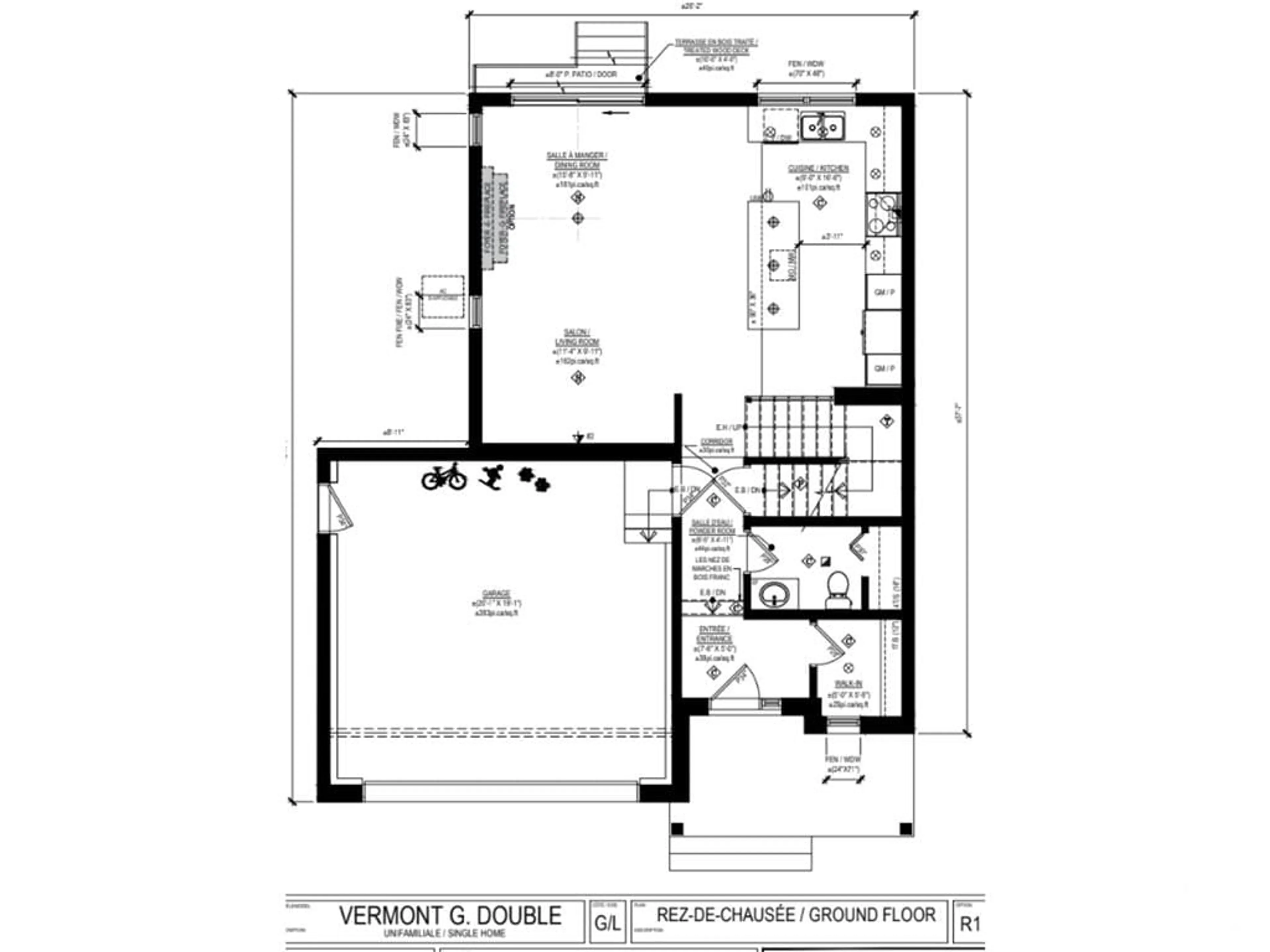 Floor plan for 246 BOURDEAU Blvd, Limoges Ontario K0A 2M0