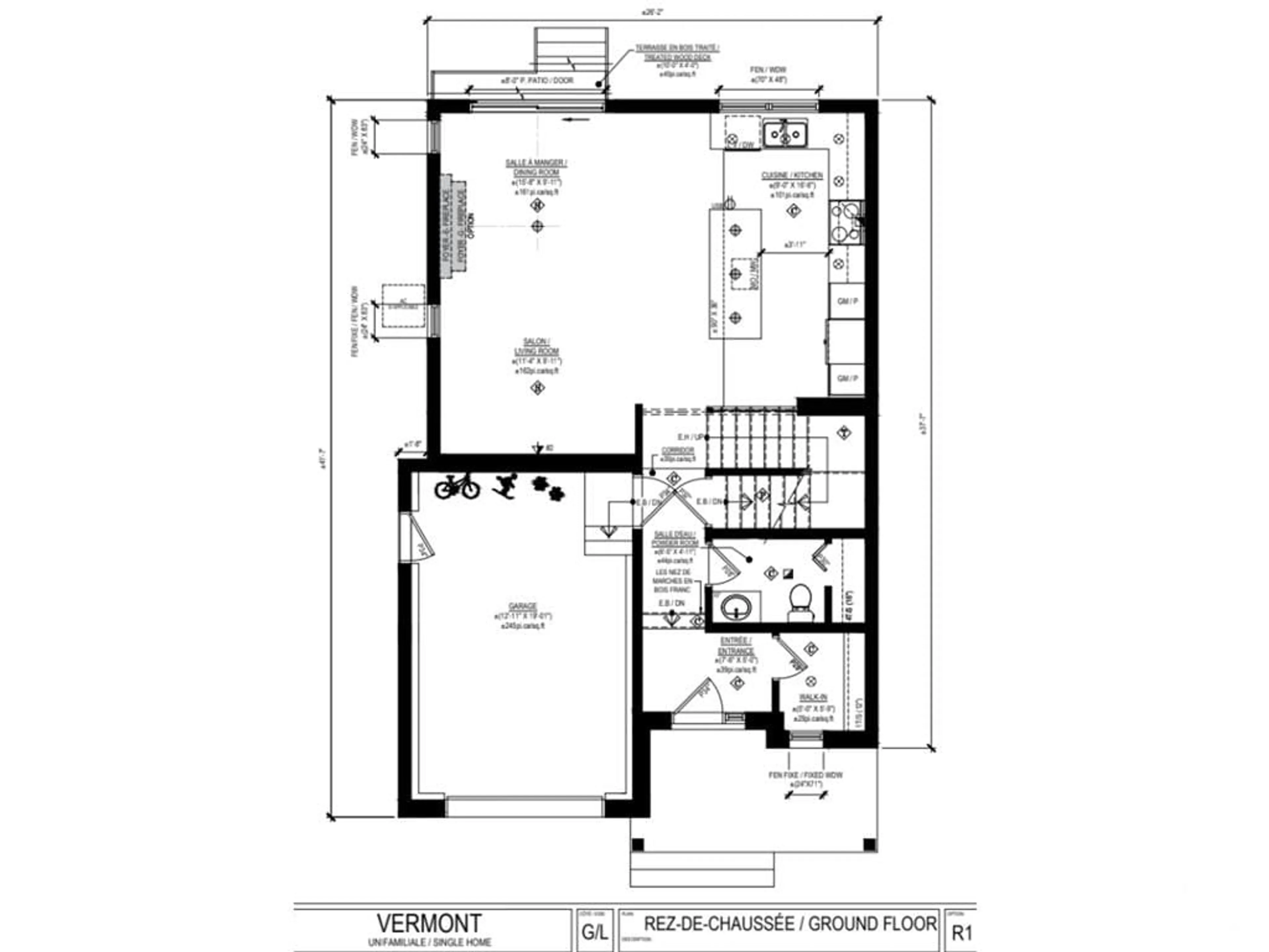 Floor plan for 240 BOURDEAU Blvd, Limoges Ontario K0A 2M0