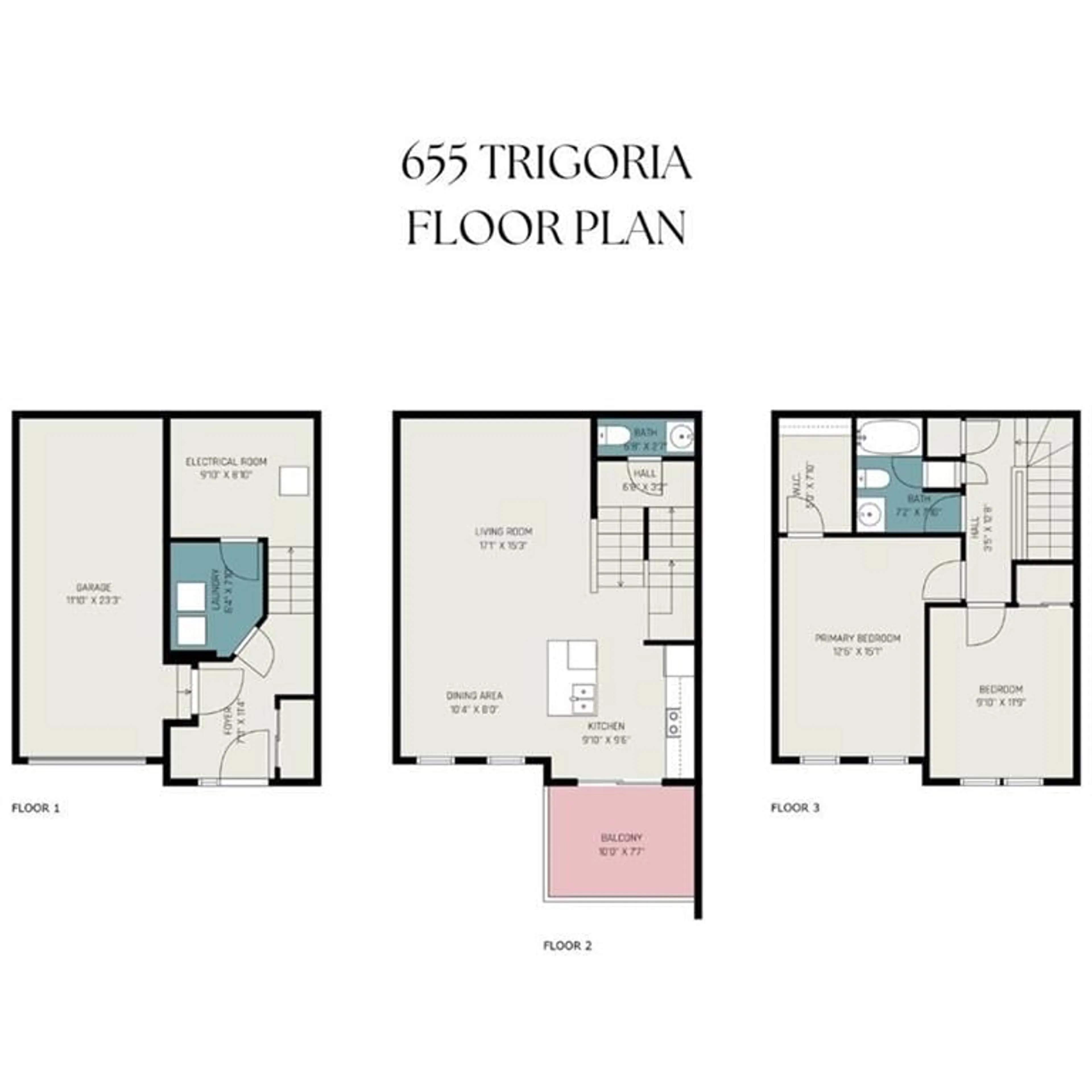 Floor plan for 655 TRIGORIA Cres, Ottawa Ontario K4A 1B1