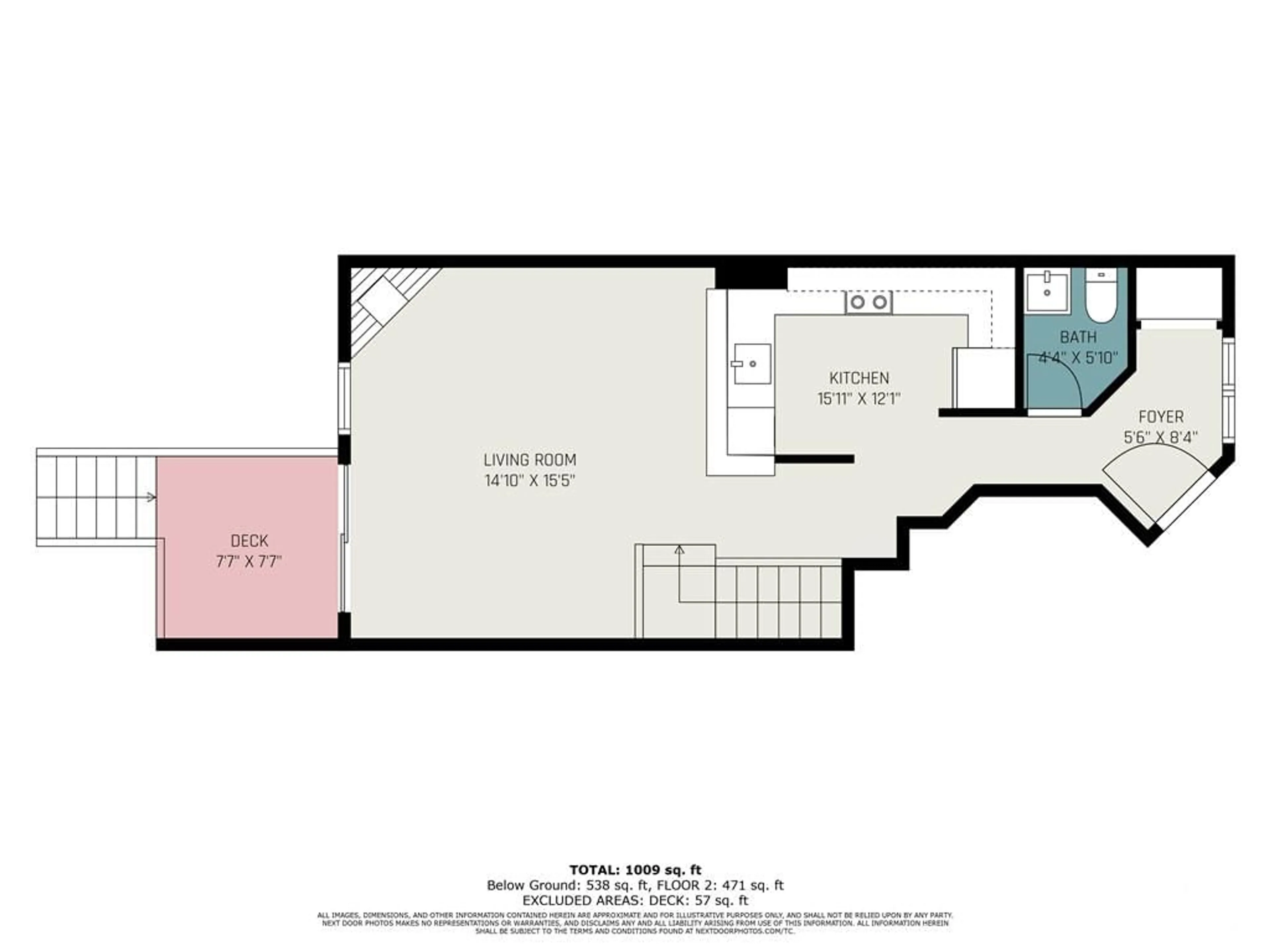 Floor plan for 112 CENTREPOINTE Dr #D, Nepean Ontario K2G 6K3