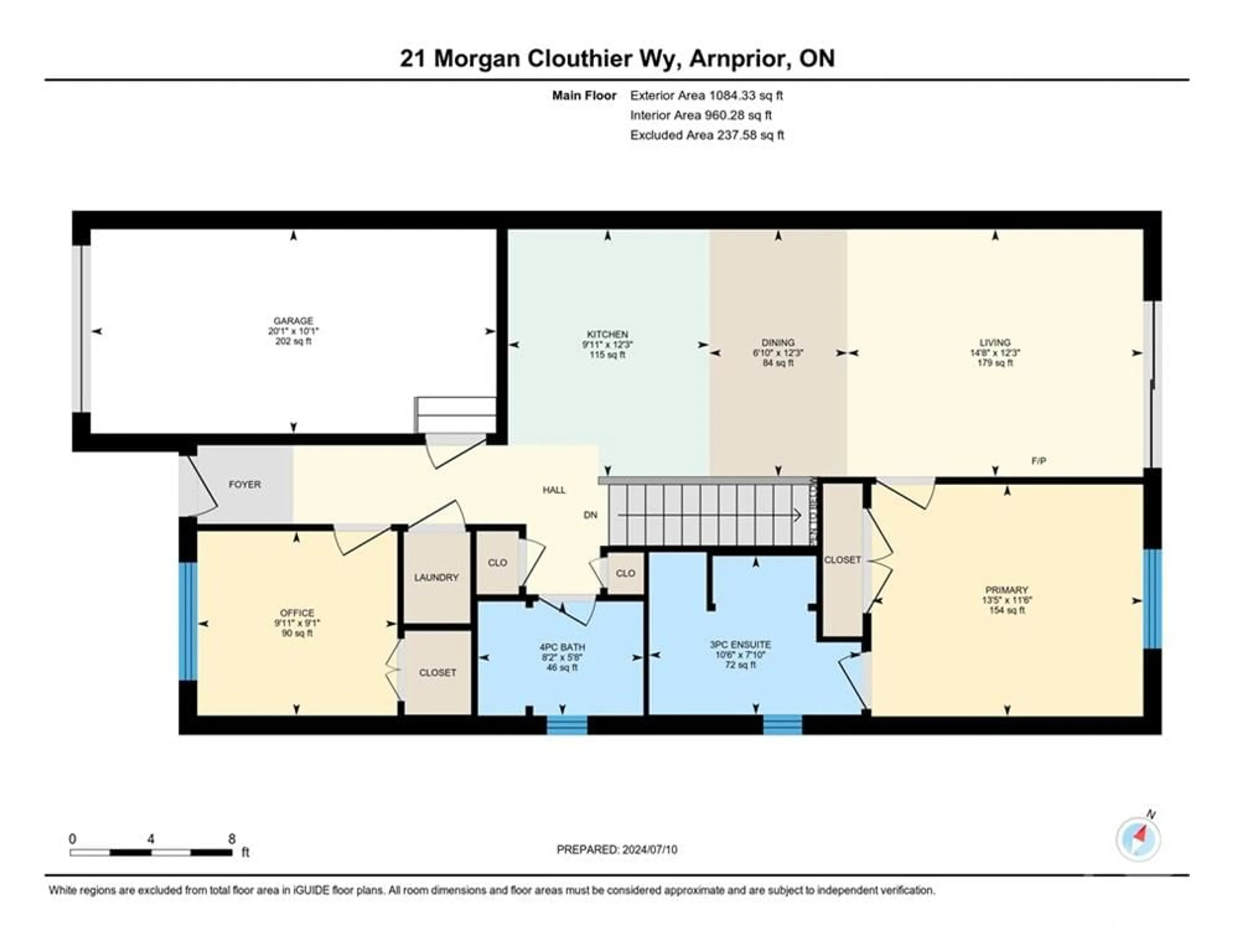 Floor plan for 21 MORGAN CLOUTHIER Way, Arnprior Ontario K7S 0H9