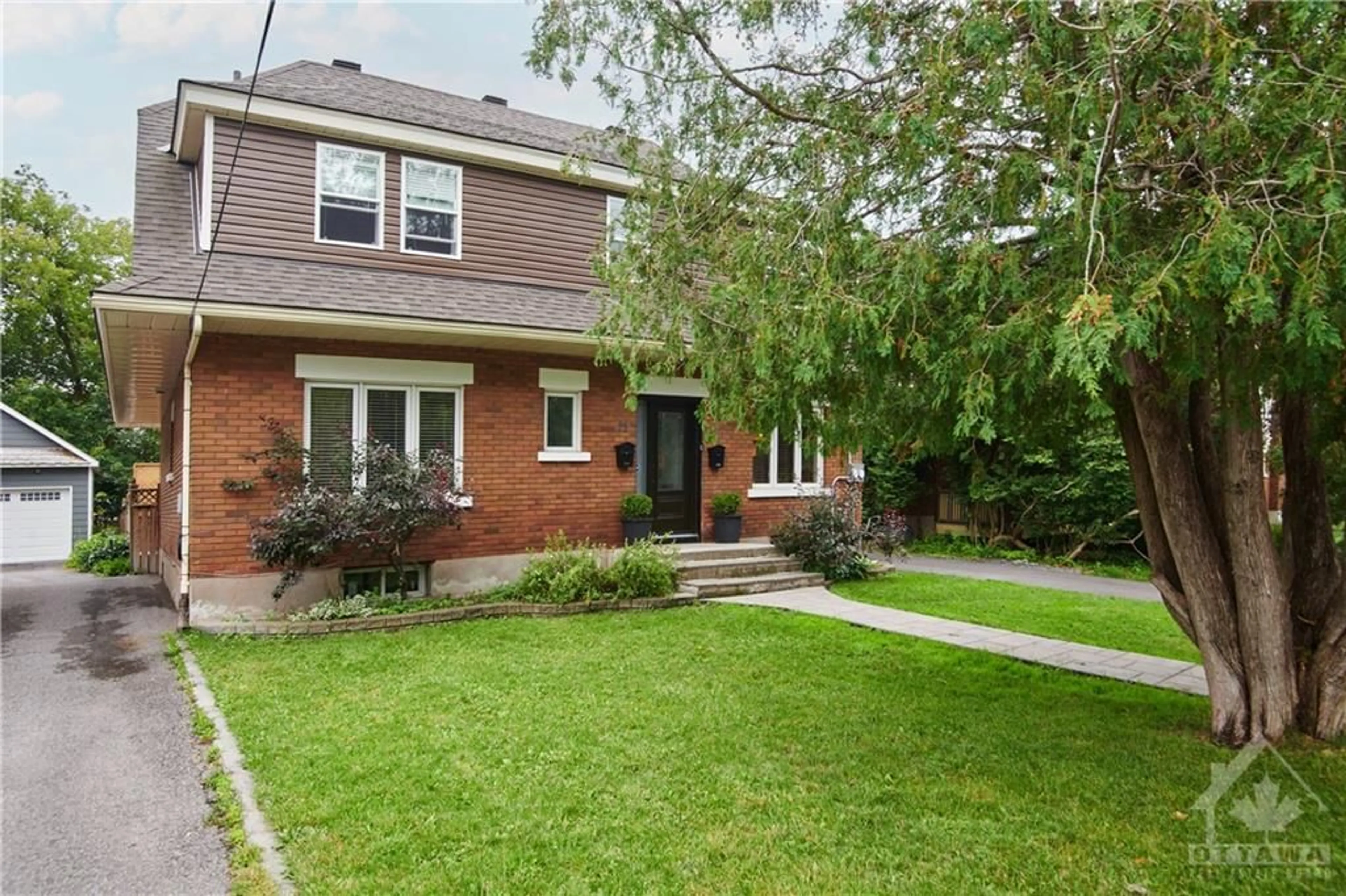 Home with brick exterior material for 22-24 BYRON Ave, Ottawa Ontario K1Y 3H9