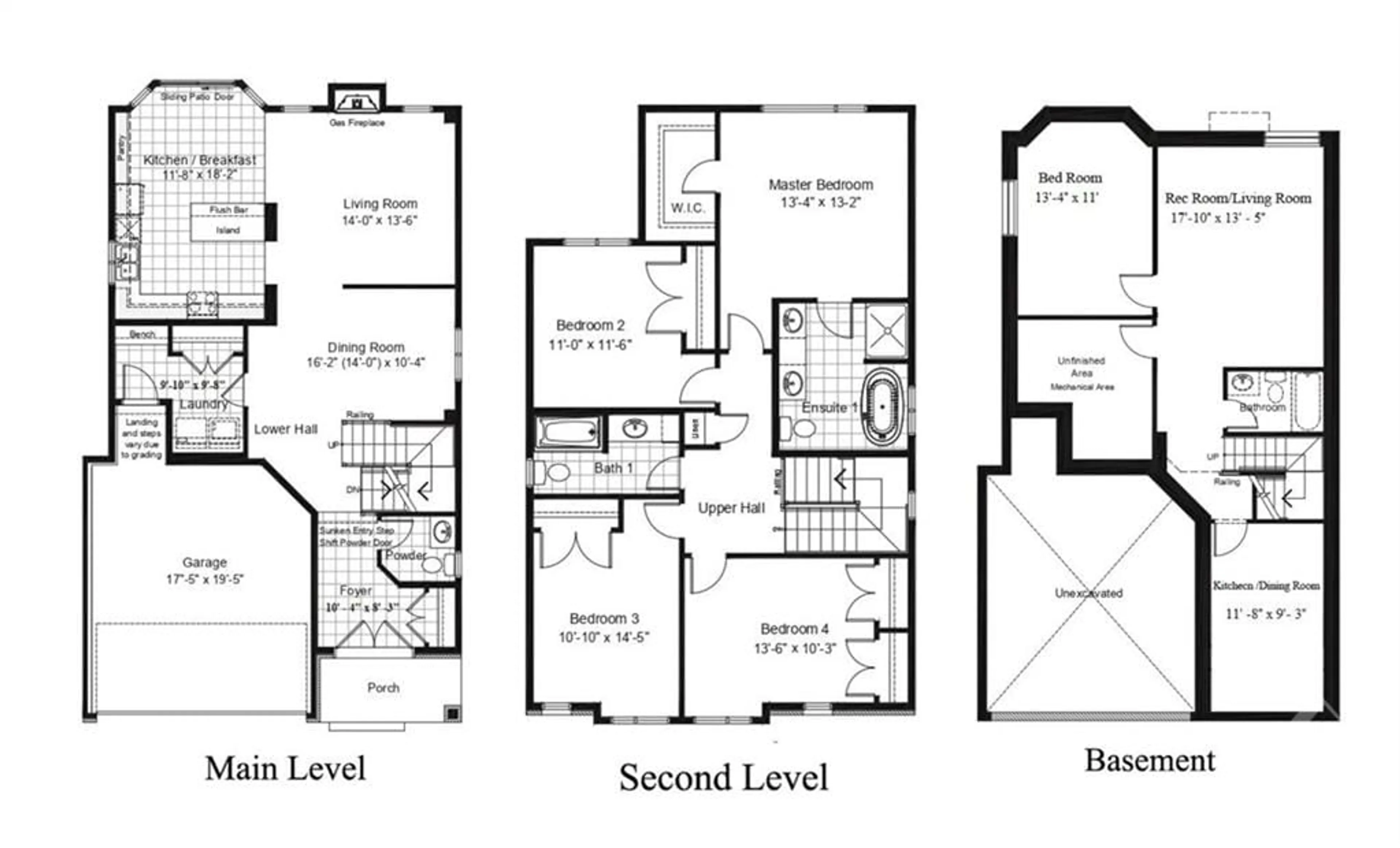 Floor plan for 3365 FINDLAY CREEK Dr, Ottawa Ontario K1T 0V5