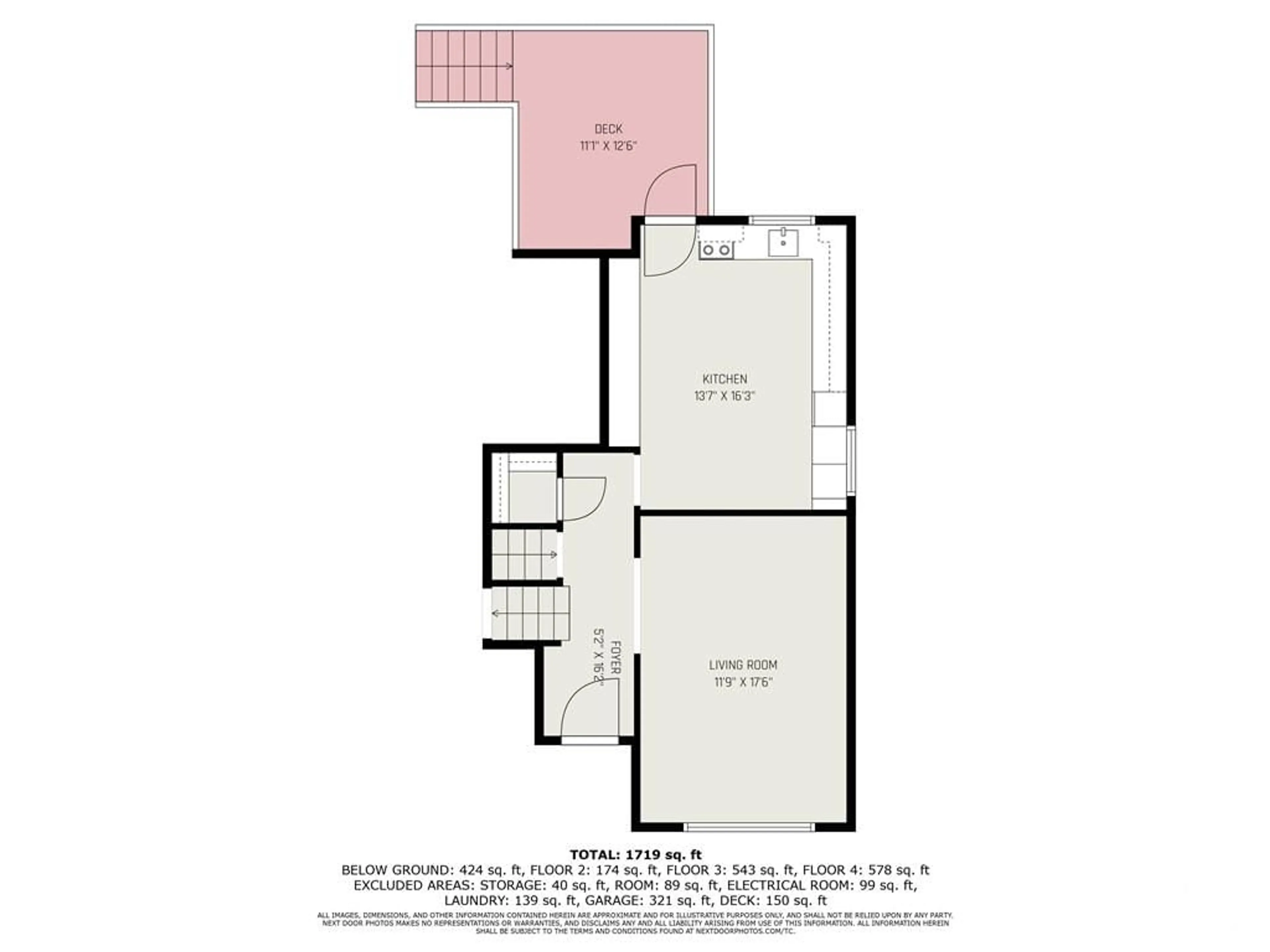 Floor plan for 161 DUFORD St, Ottawa Ontario K1L 6Z5