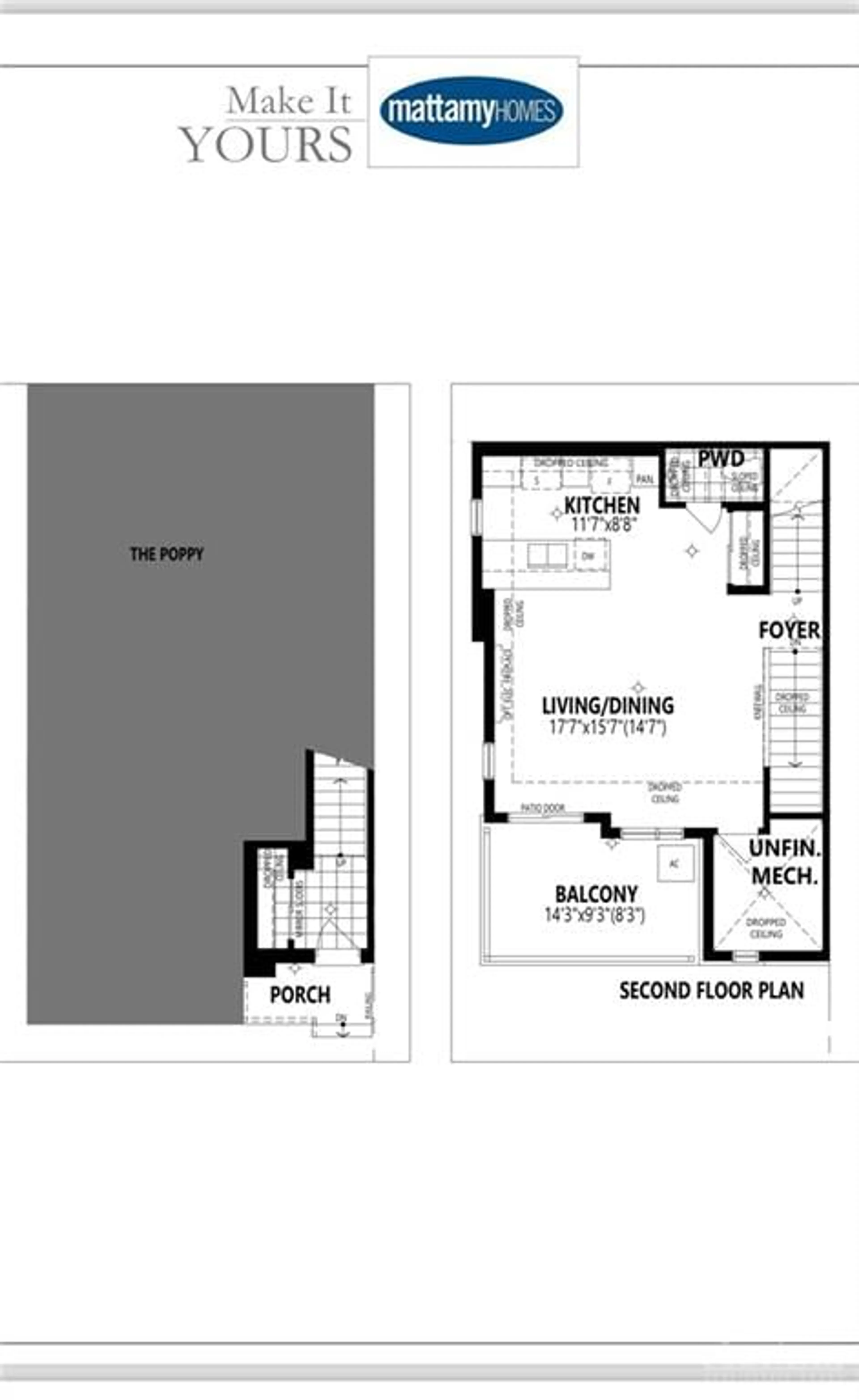 Floor plan for 112 LAPLAND Pvt, Ottawa Ontario K2V 0S5