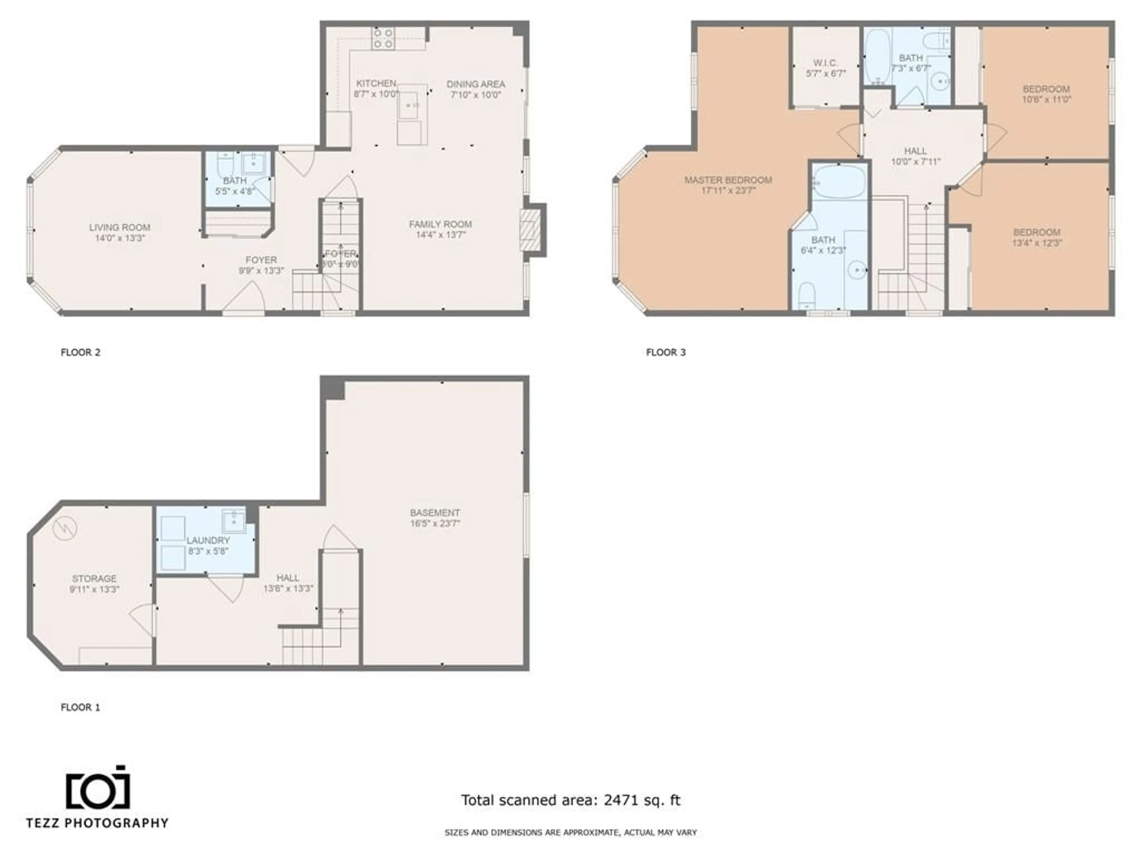 Floor plan for 829 CLEARBROOK Dr, Ottawa Ontario K2J 0B3
