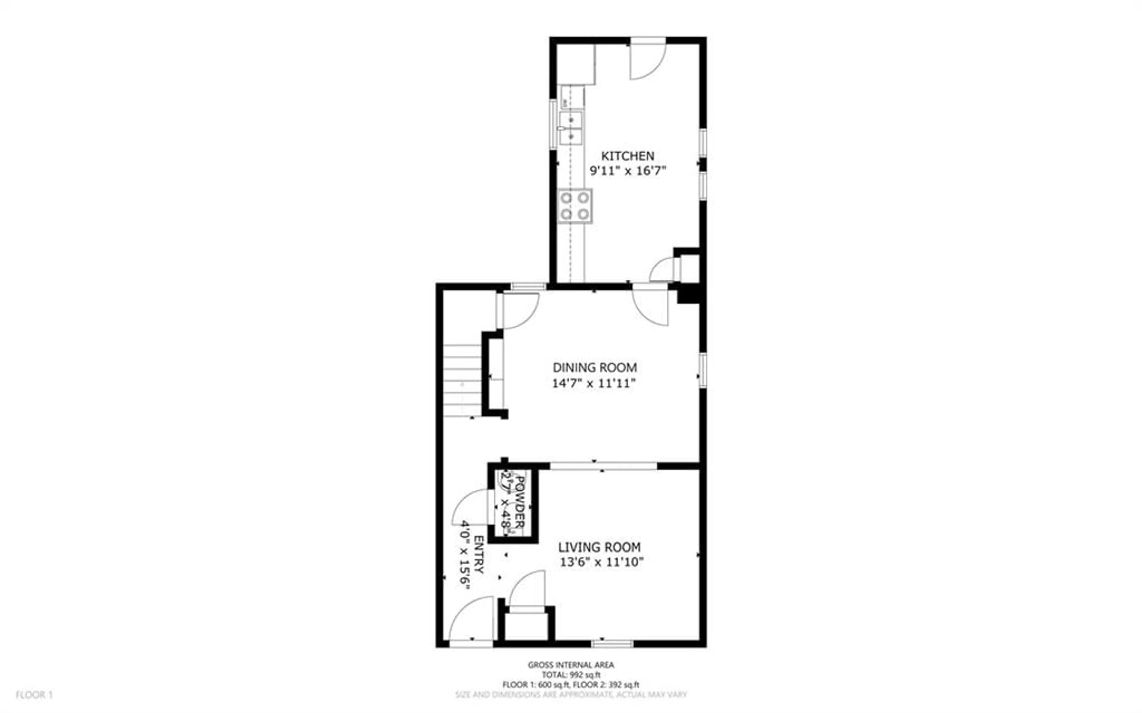 Floor plan for 96 PERTH St, Brockville Ontario K6V 5C9