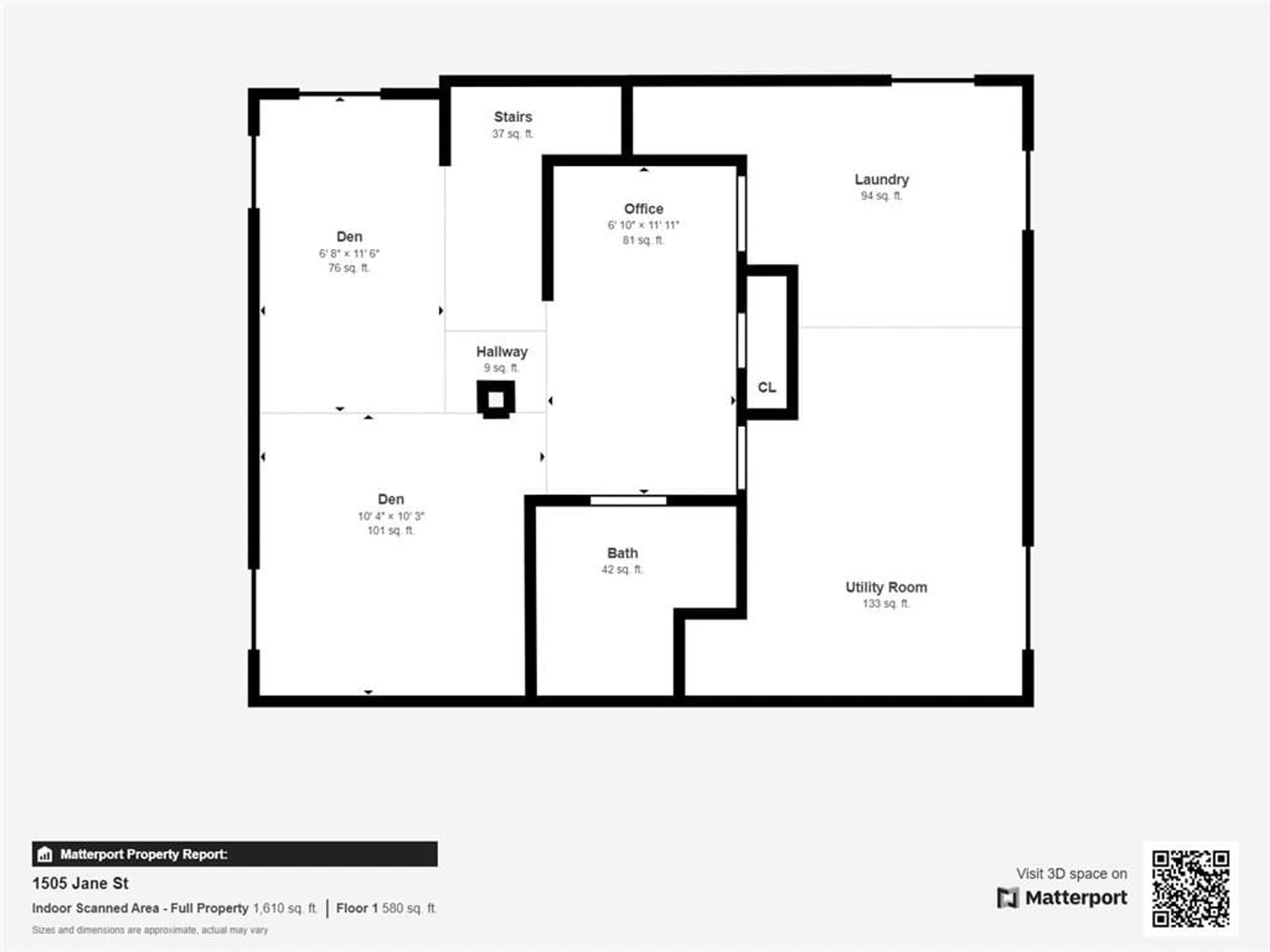 Floor plan for 1505 JANE St, Cornwall Ontario K6J 1X5