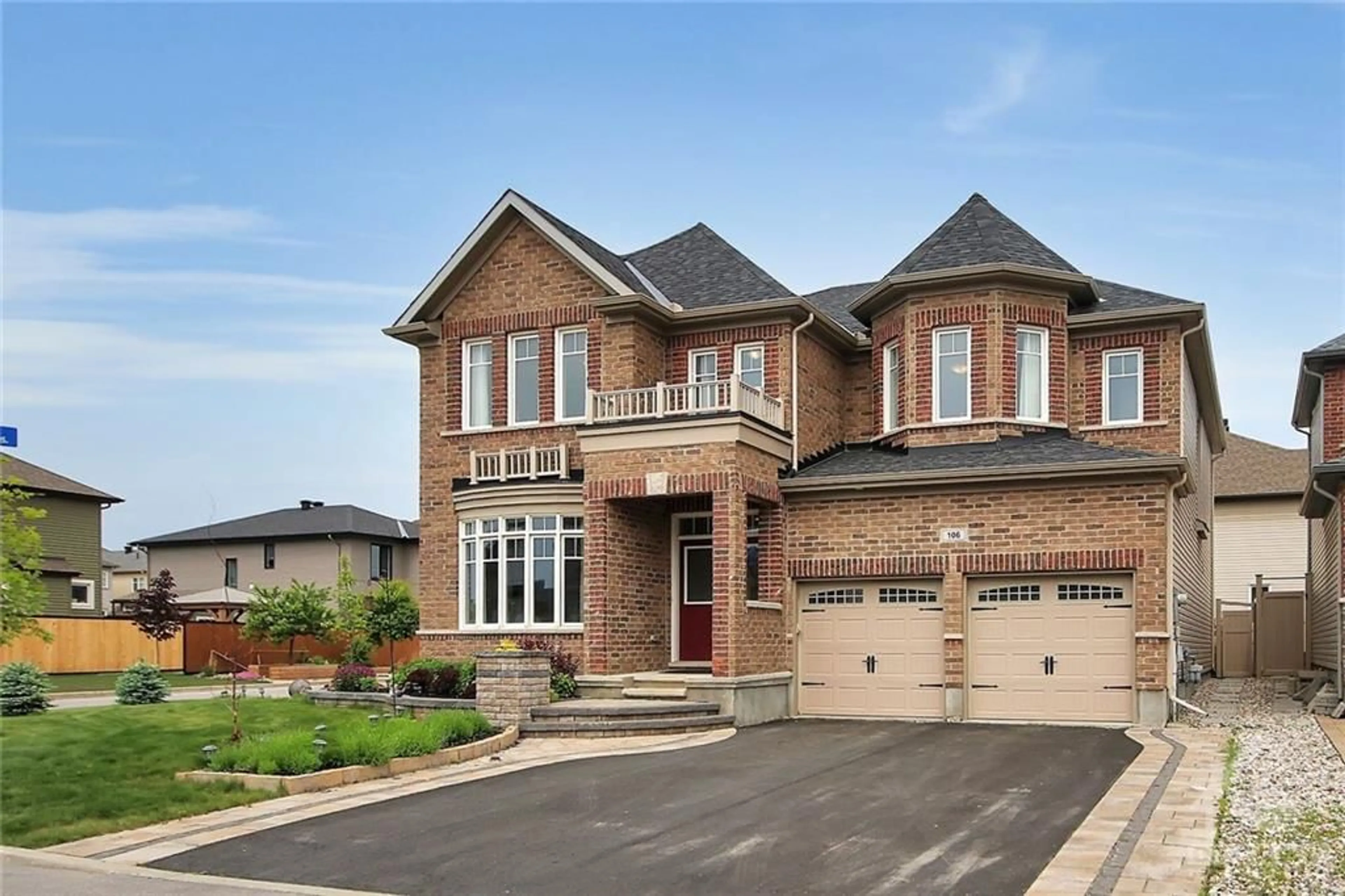 Home with brick exterior material for 106 DANZIG Terr, Ottawa Ontario K2V 0C2