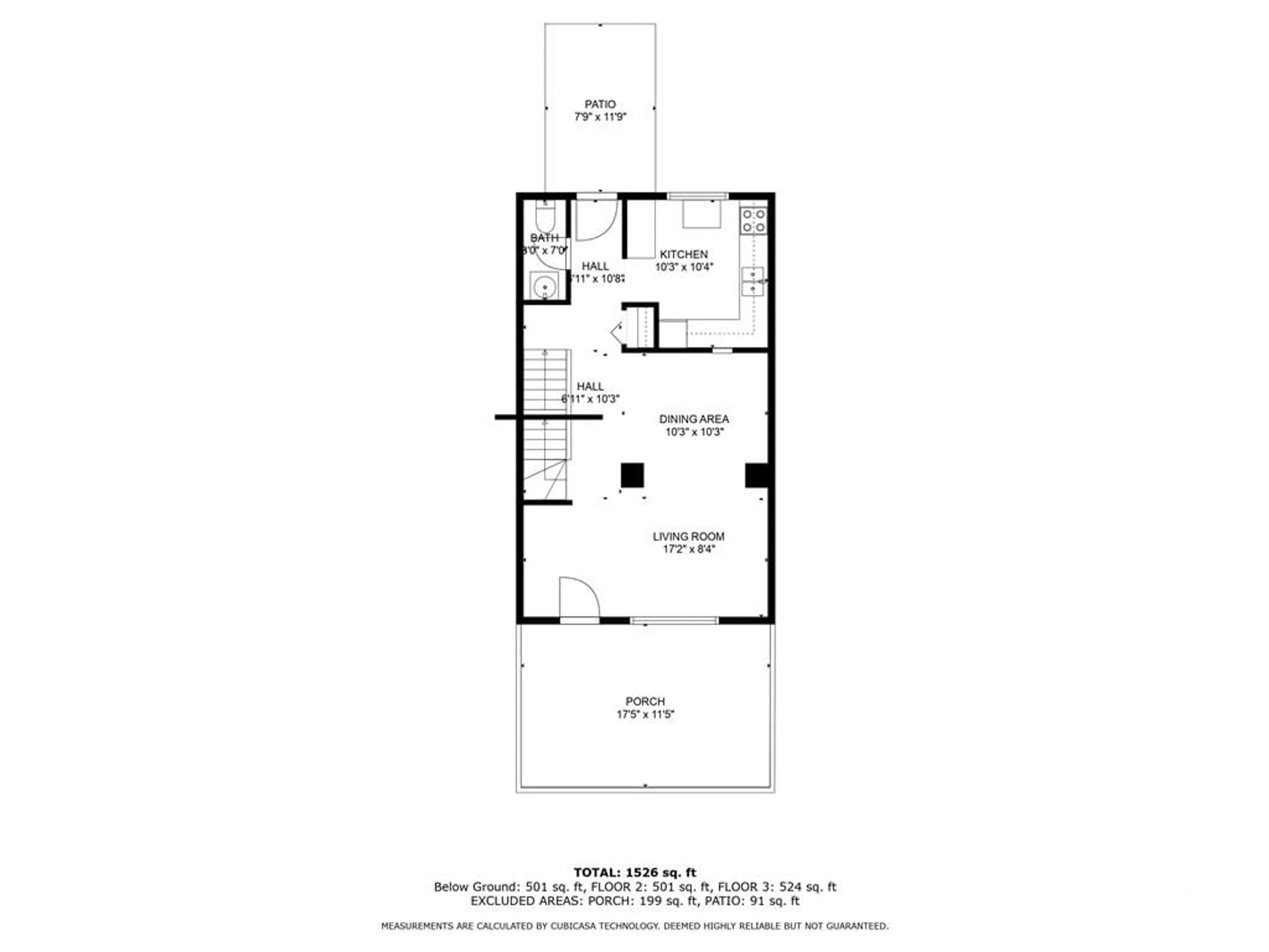 Floor plan for 206 TEAL Cres, Ottawa Ontario K1E 2C5