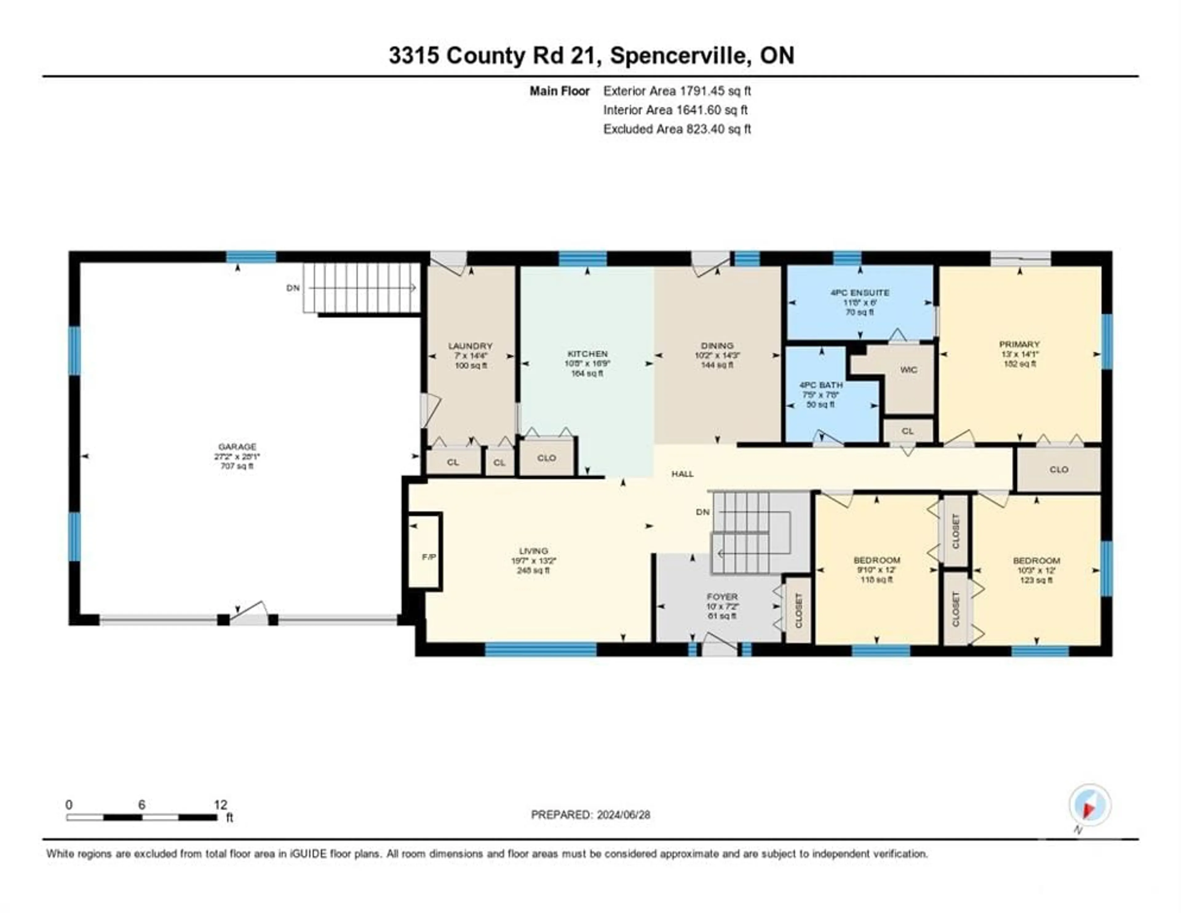 Floor plan for 3315 COUNTY 21 Rd, Spencerville Ontario K0E 1X0