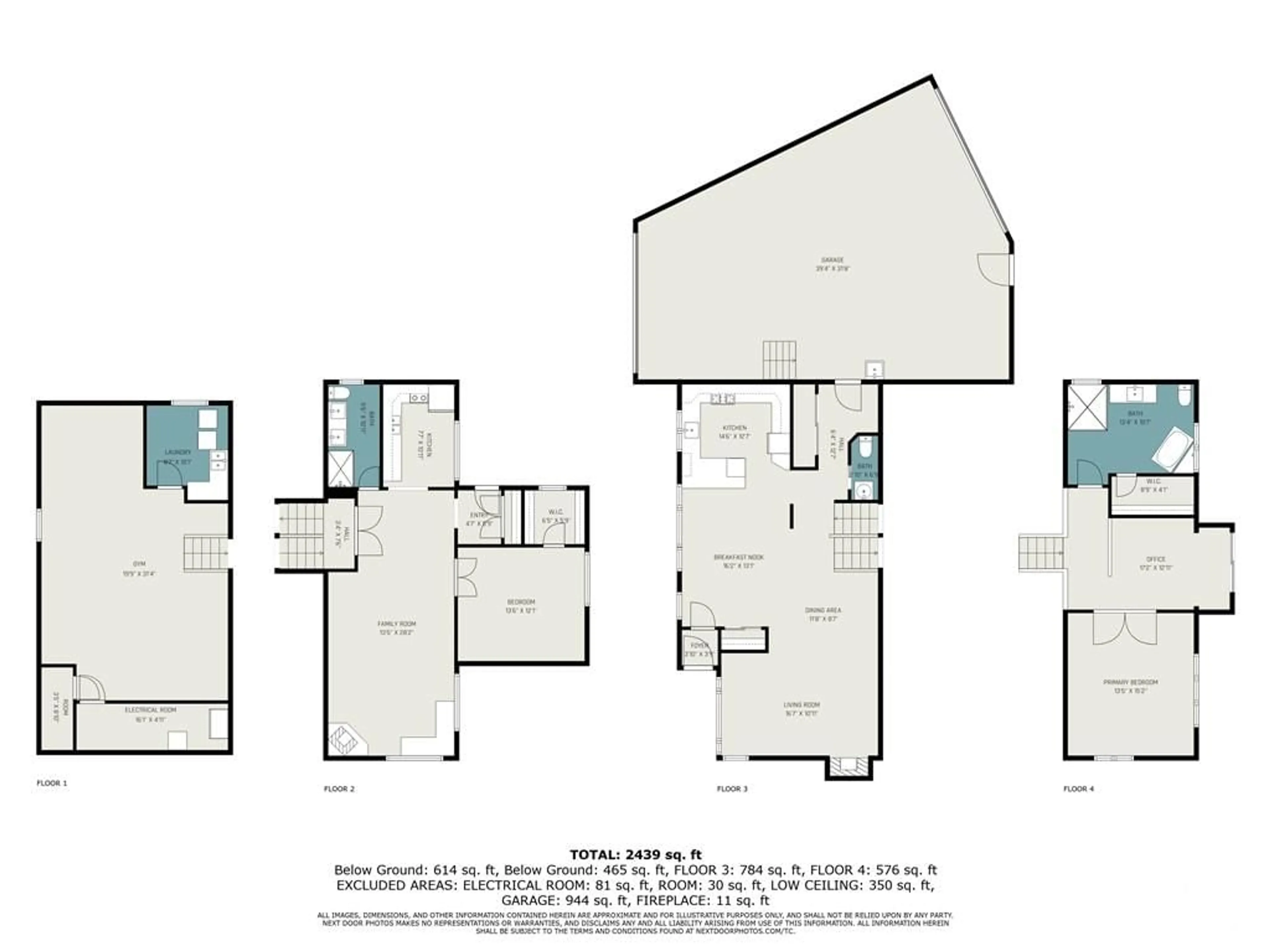 Floor plan for 1352 VANCOUVER Ave, Ottawa Ontario K1V 6T9