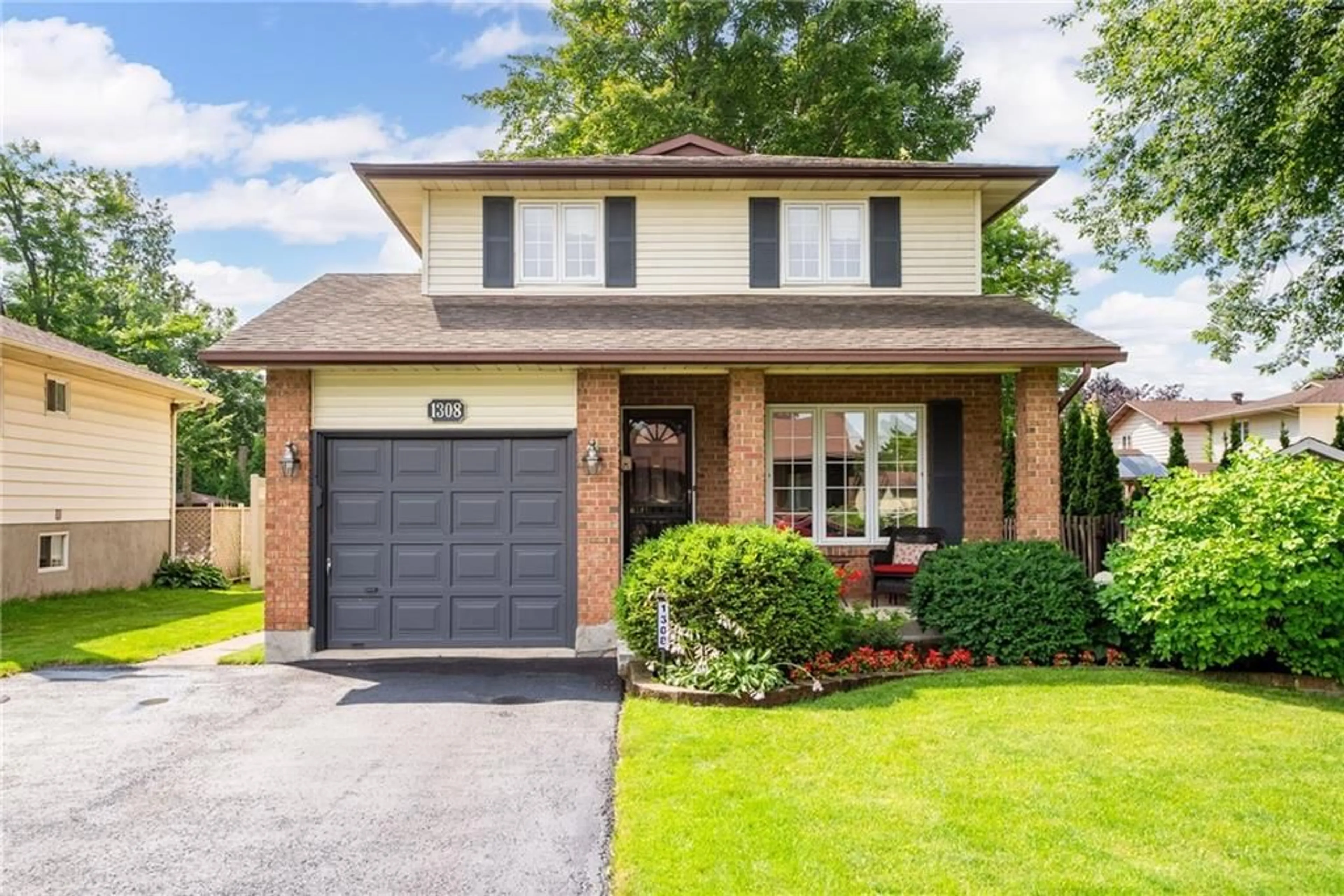 Home with brick exterior material for 1308 LANCASTER Cres, Cornwall Ontario K6H 6P6