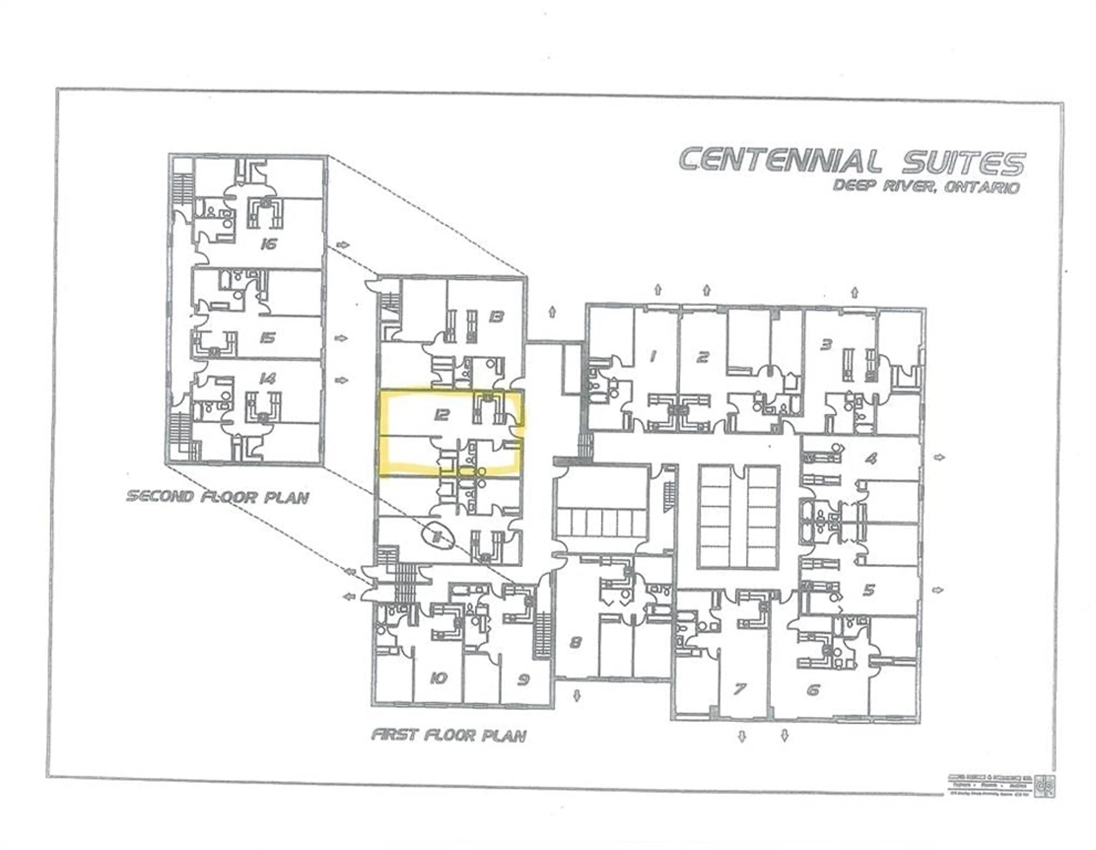 Floor plan for 1 BROCKHOUSE Way #111, Deep River Ontario K0J 1P0