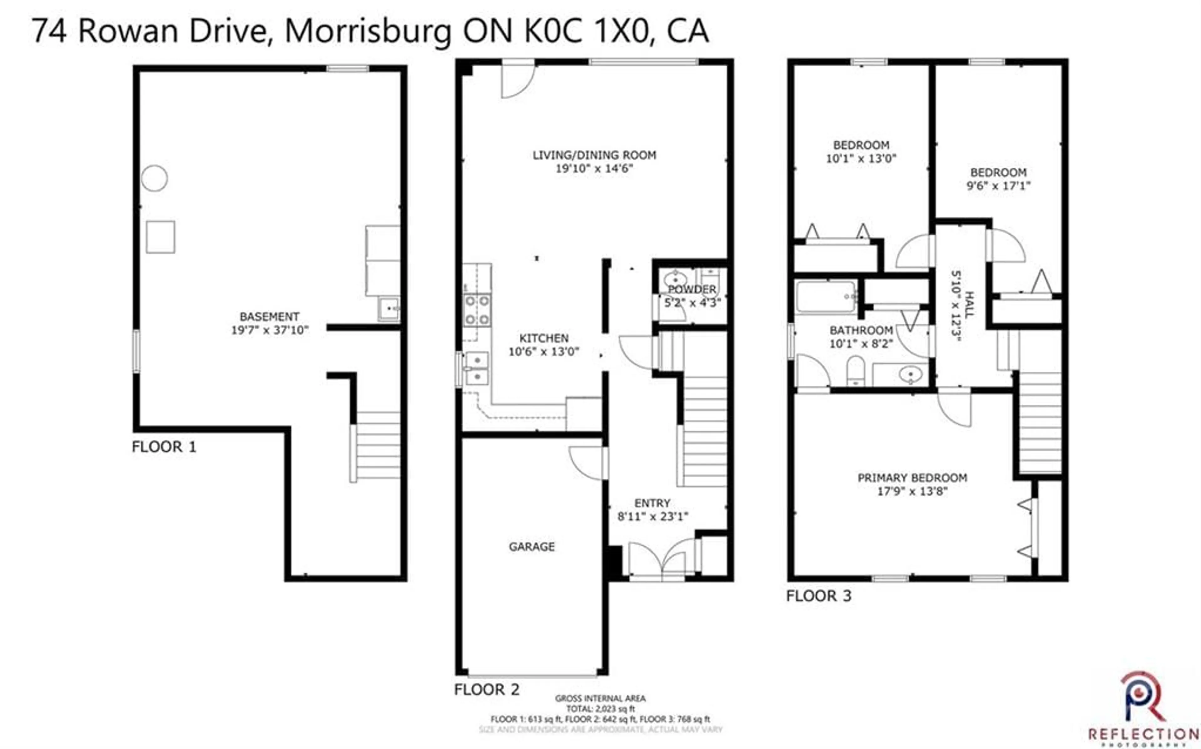 Floor plan for 74 ROWAN Dr, Morrisburg Ontario K0C 1X0