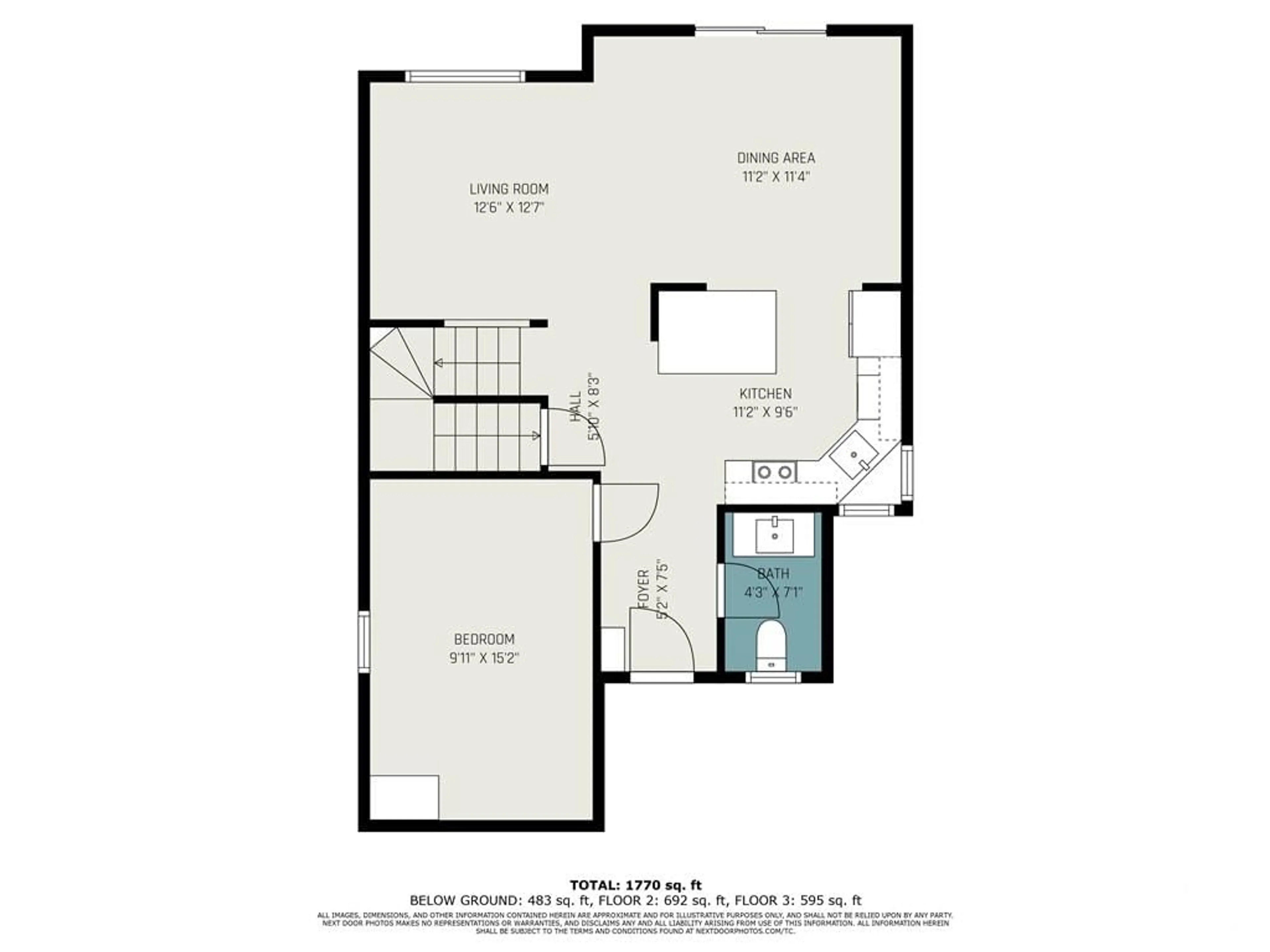 Floor plan for 13 WILLOWVIEW Way, Ottawa Ontario K2J 2P7