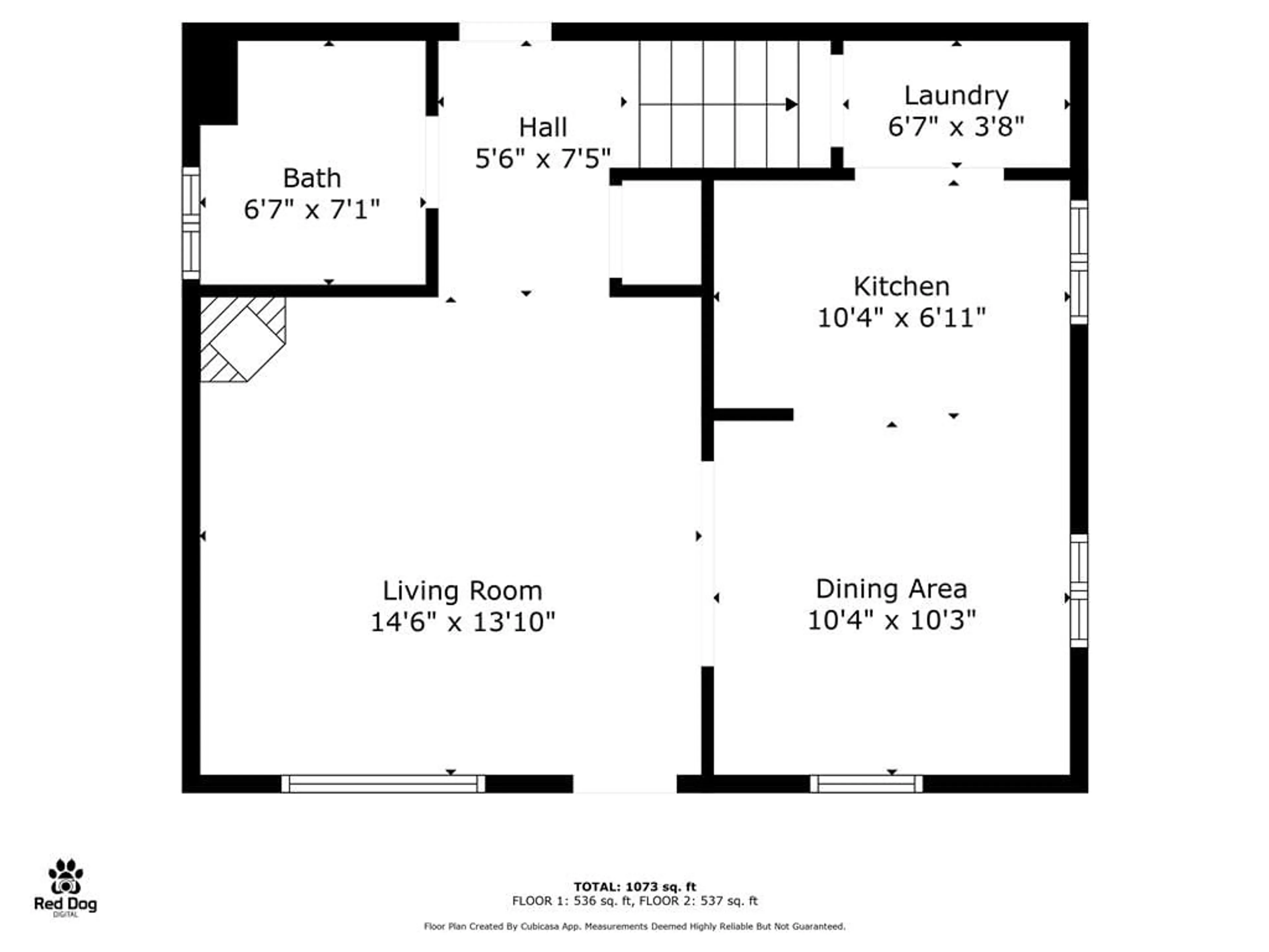 Floor plan for 245 LONGUEUIL St, L'Orignal Ontario K0B 1K0