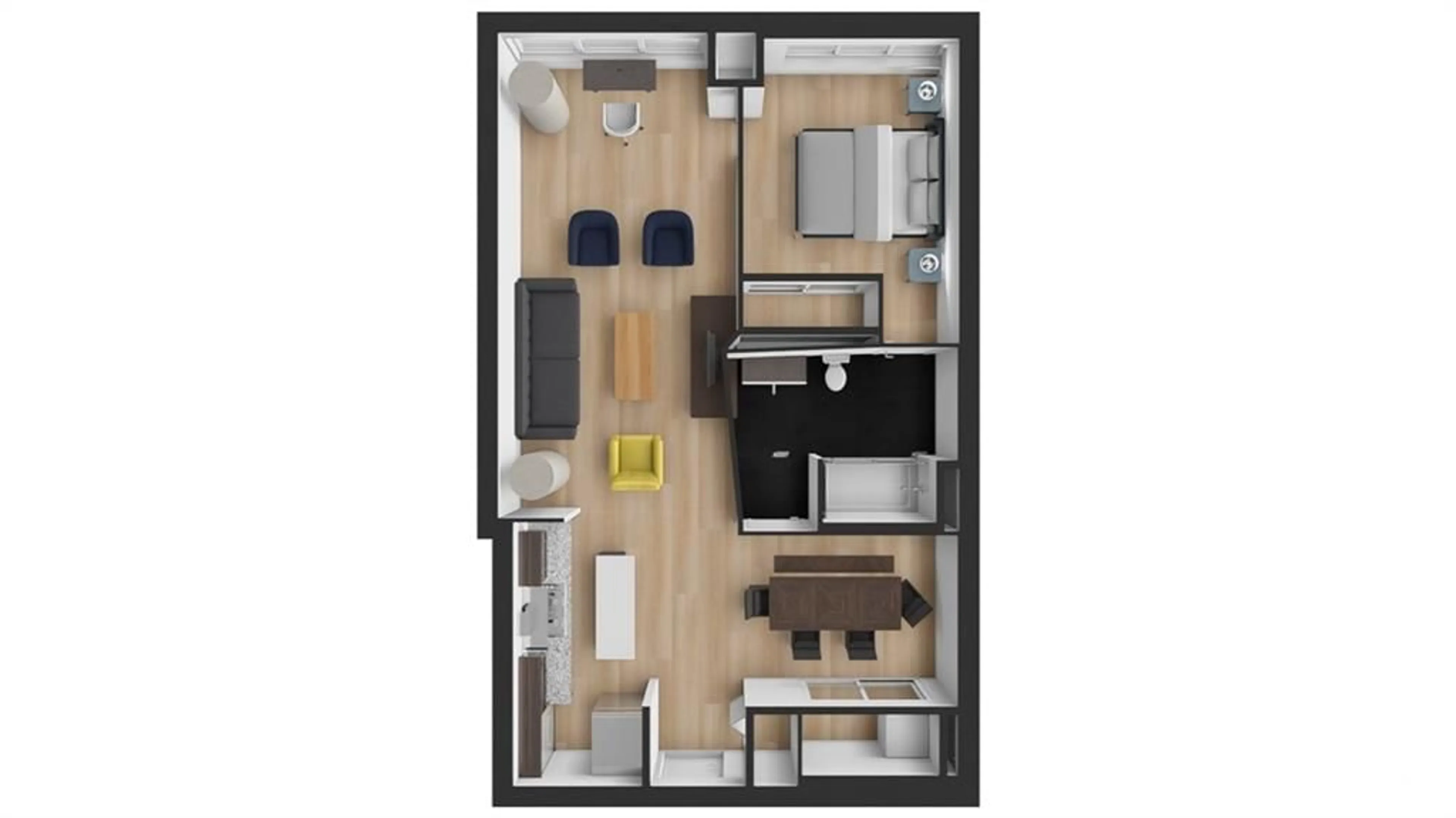 Floor plan for 324 LAURIER Ave #1908, Ottawa Ontario K1P 0A4