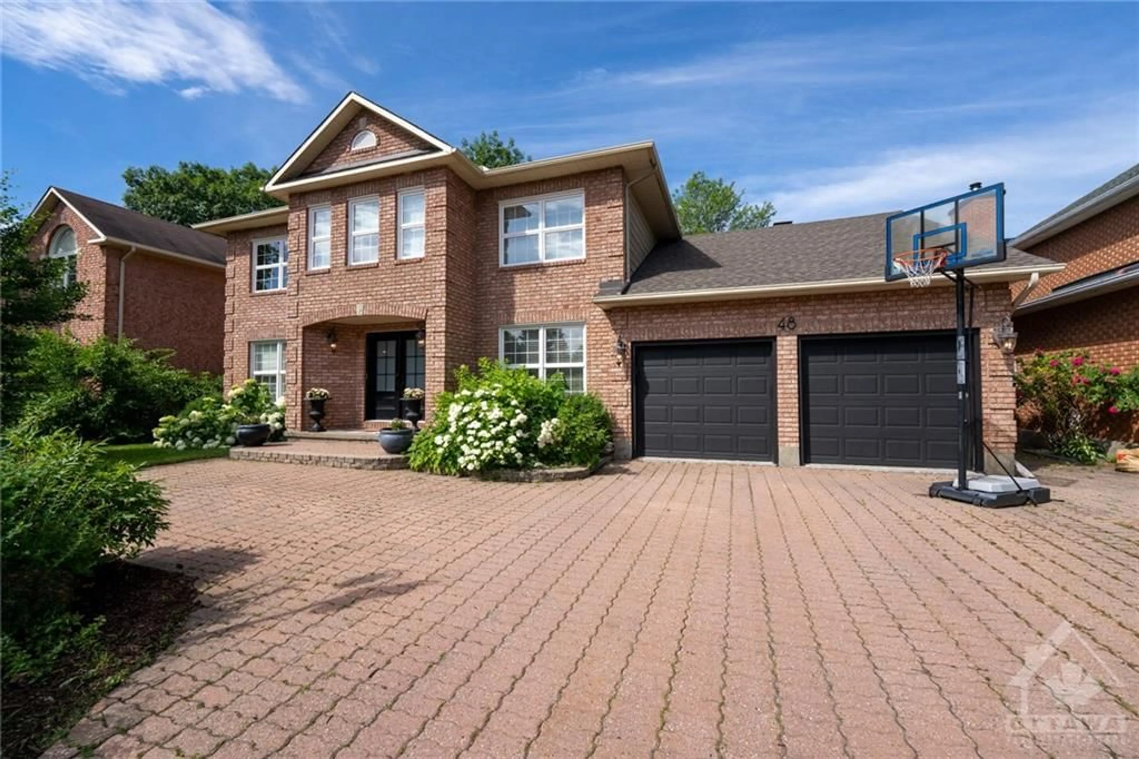 Home with brick exterior material for 48 MARBLE ARCH Cres, Ottawa Ontario K2G 5S6