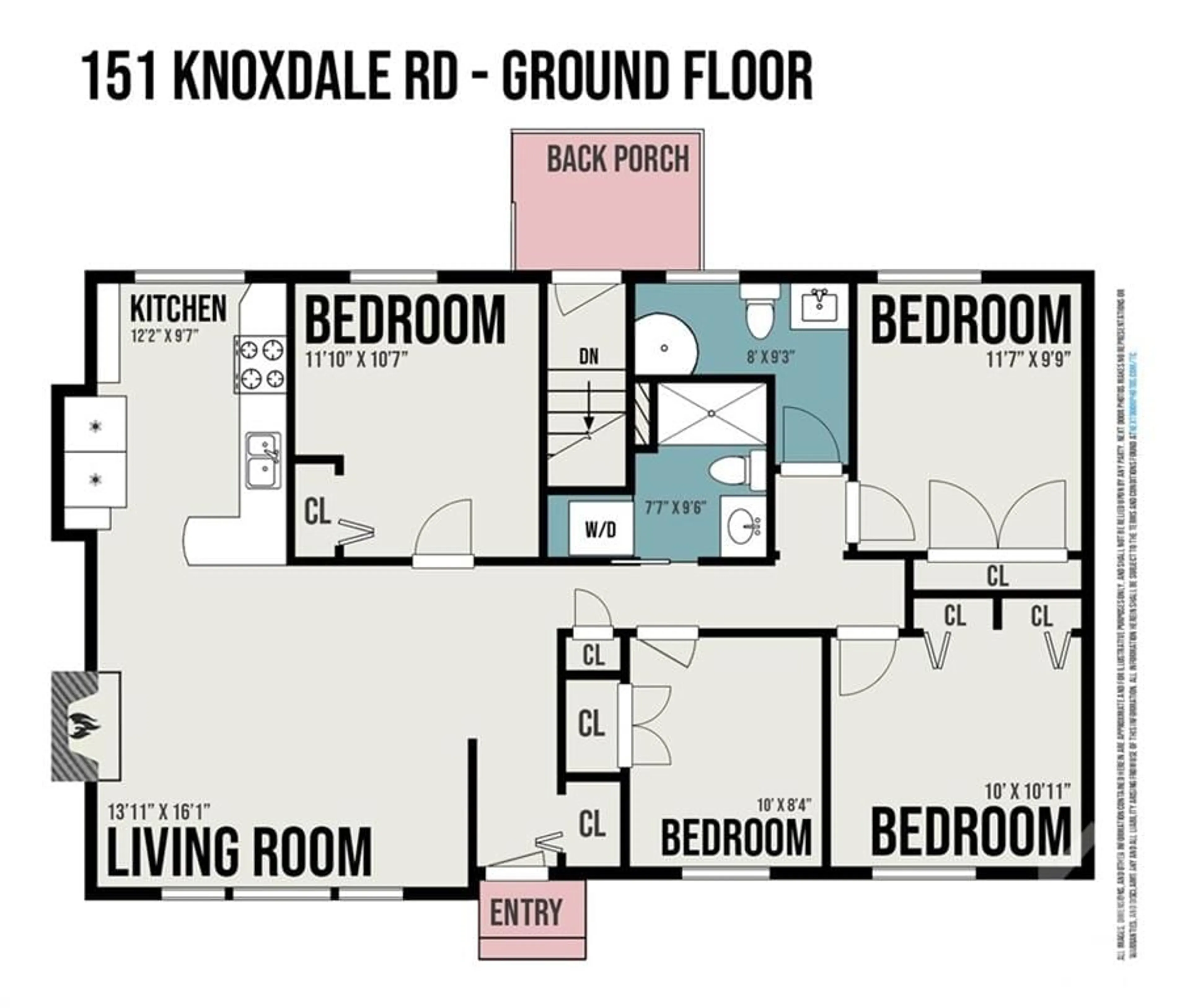 Floor plan for 151 KNOXDALE Rd, Ottawa Ontario K2G 1B1