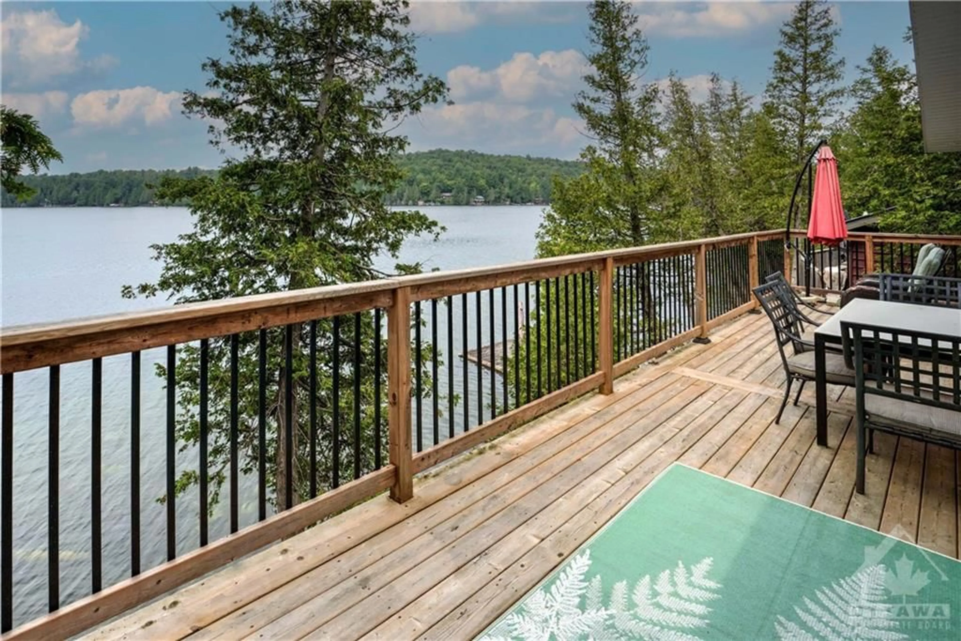 Patio, the view of lake or river for 1124 YOUNG Lane, Ompah Ontario K0H 2J0