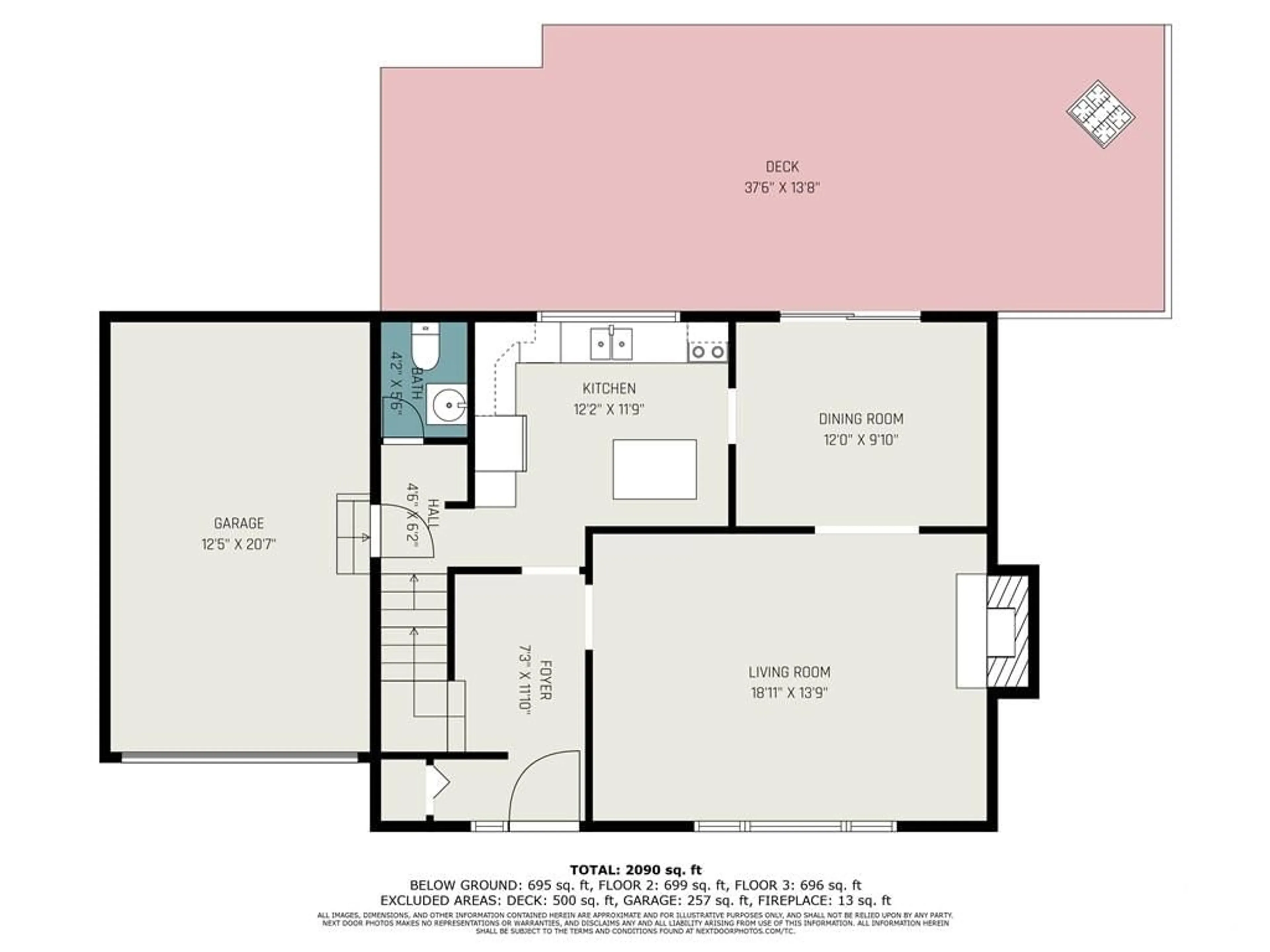 Floor plan for 314 HOPE St, Almonte Ontario K0A 1A0