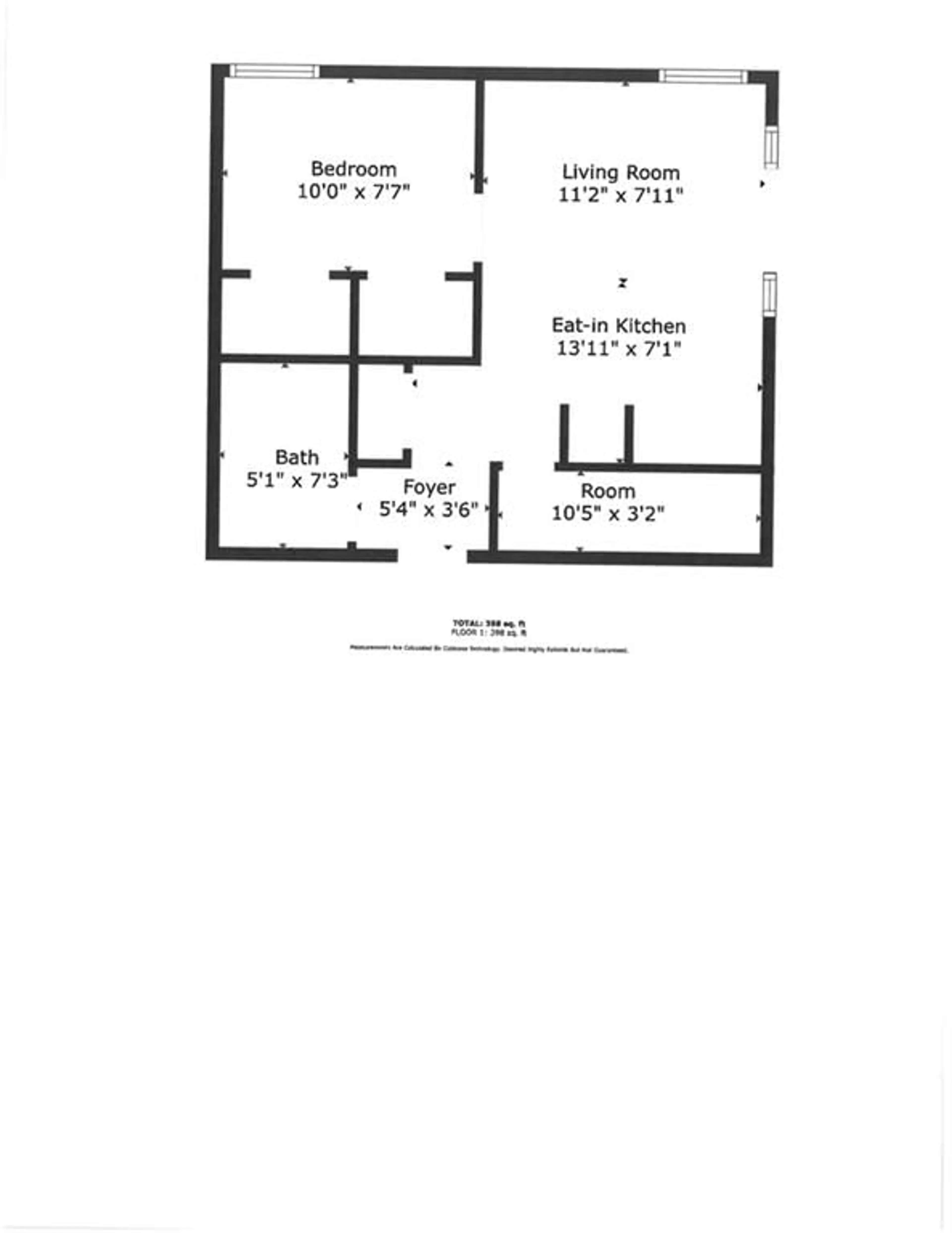 Floor plan for 1308 THAMES St #102, Ottawa Ontario K1Z 7N4