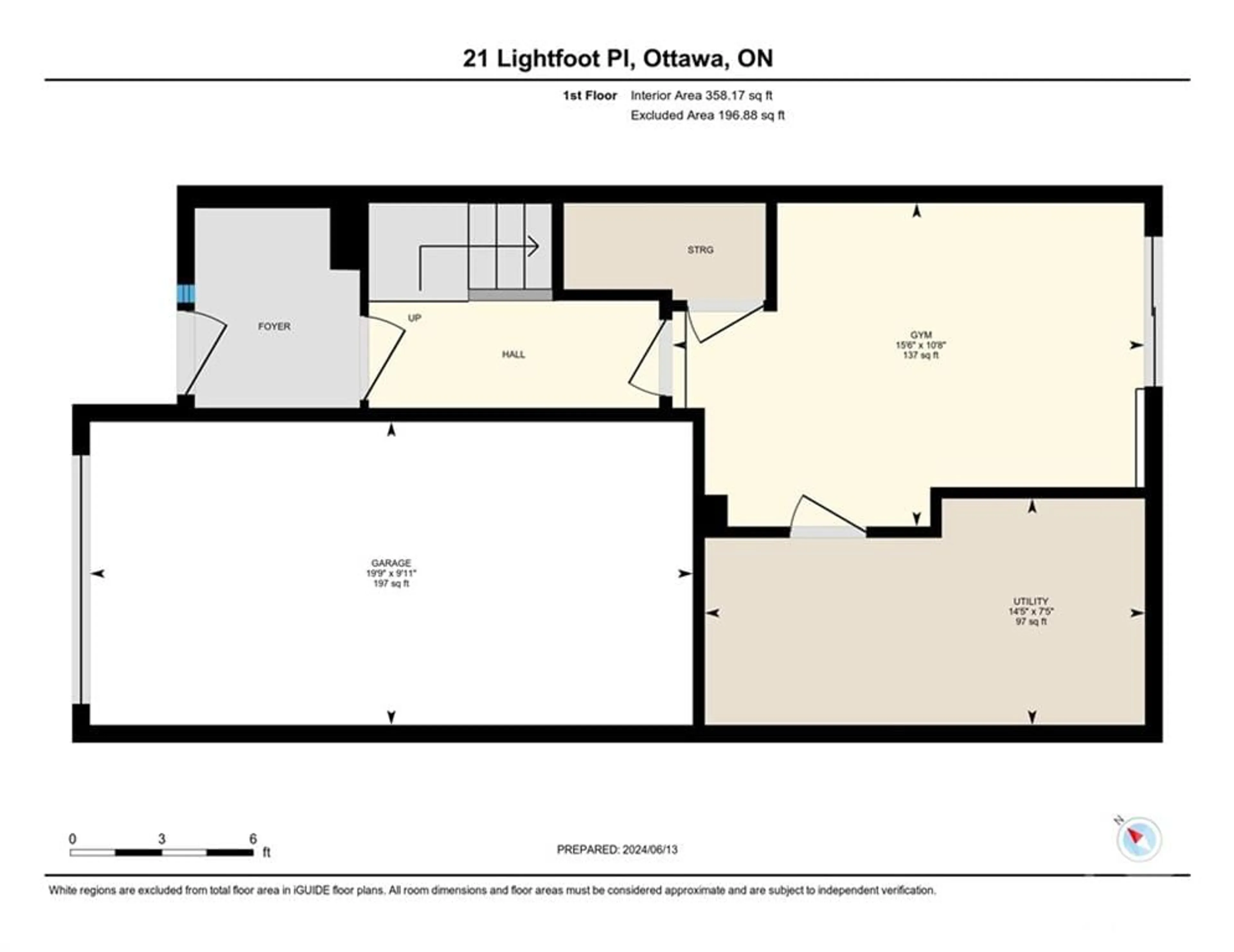 Floor plan for 21 LIGHTFOOT Pl, Ottawa Ontario K2L 3M6