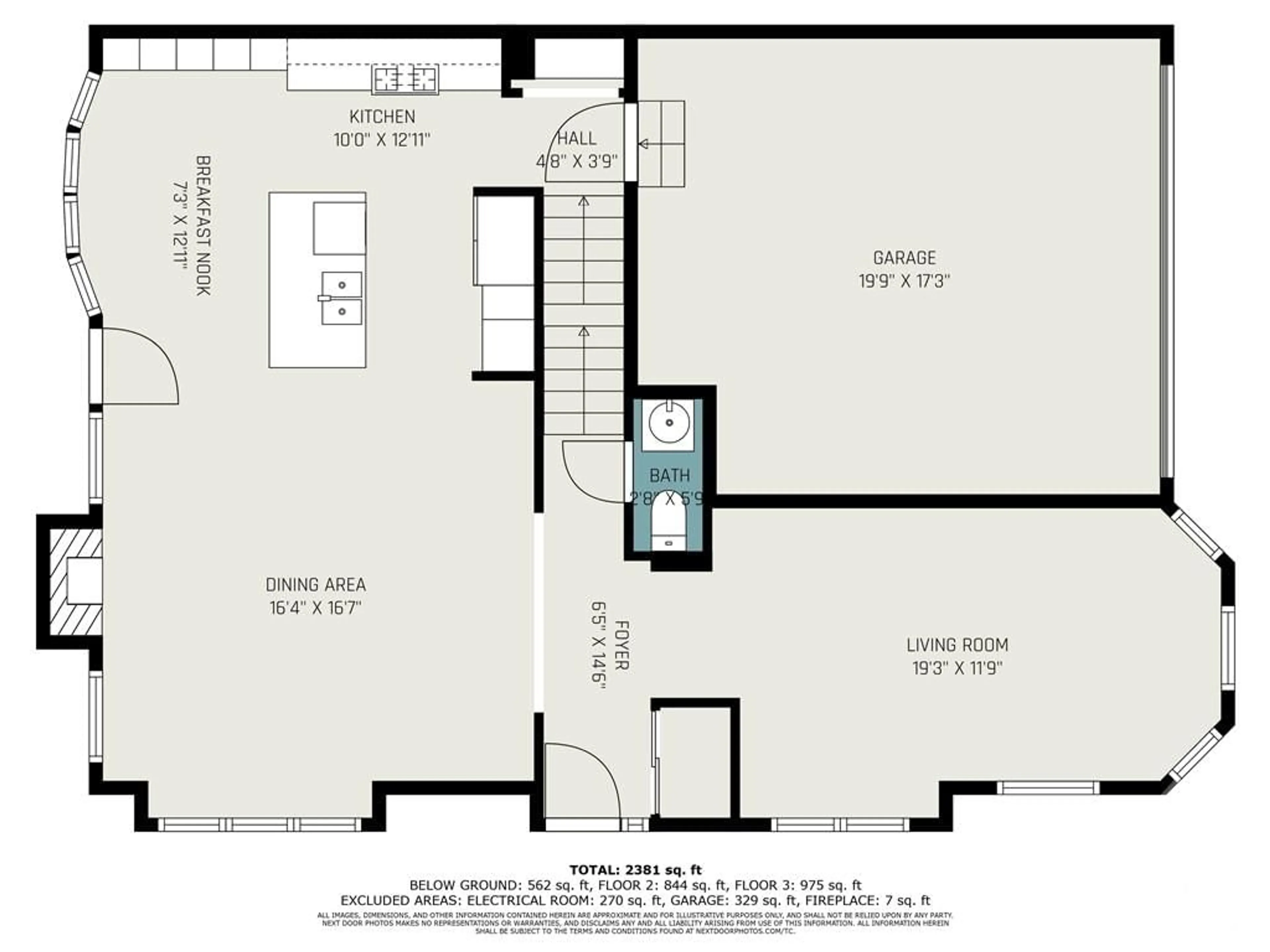 Floor plan for 600 CALLA LILY Terr, Ottawa Ontario K4A 0V3