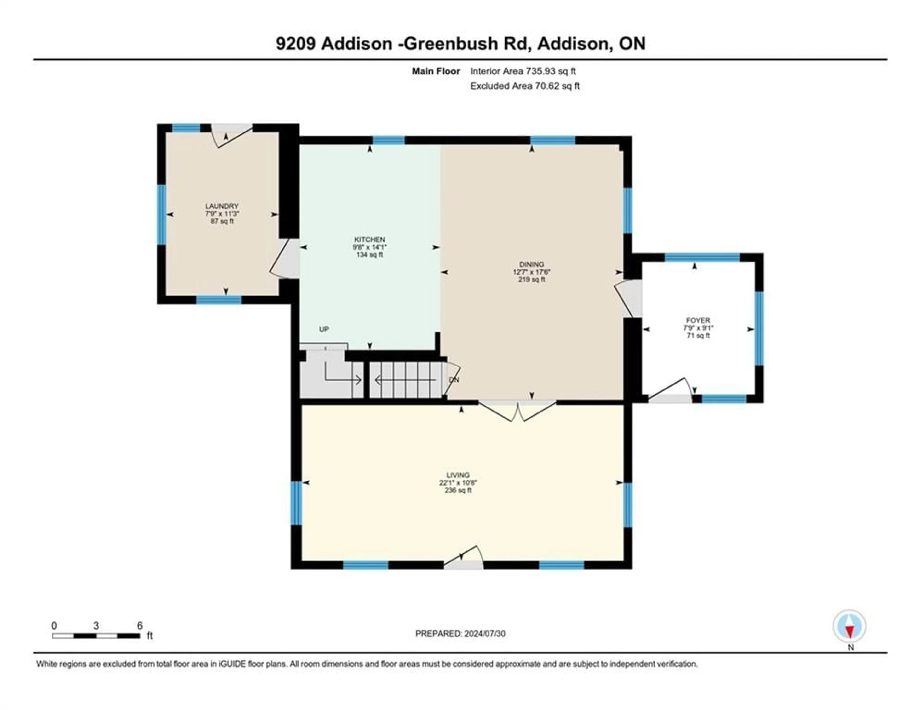 Floor plan for 9209 ADDISON-GREENBUSH ROAD Rd, Addison Ontario K0E 1A0