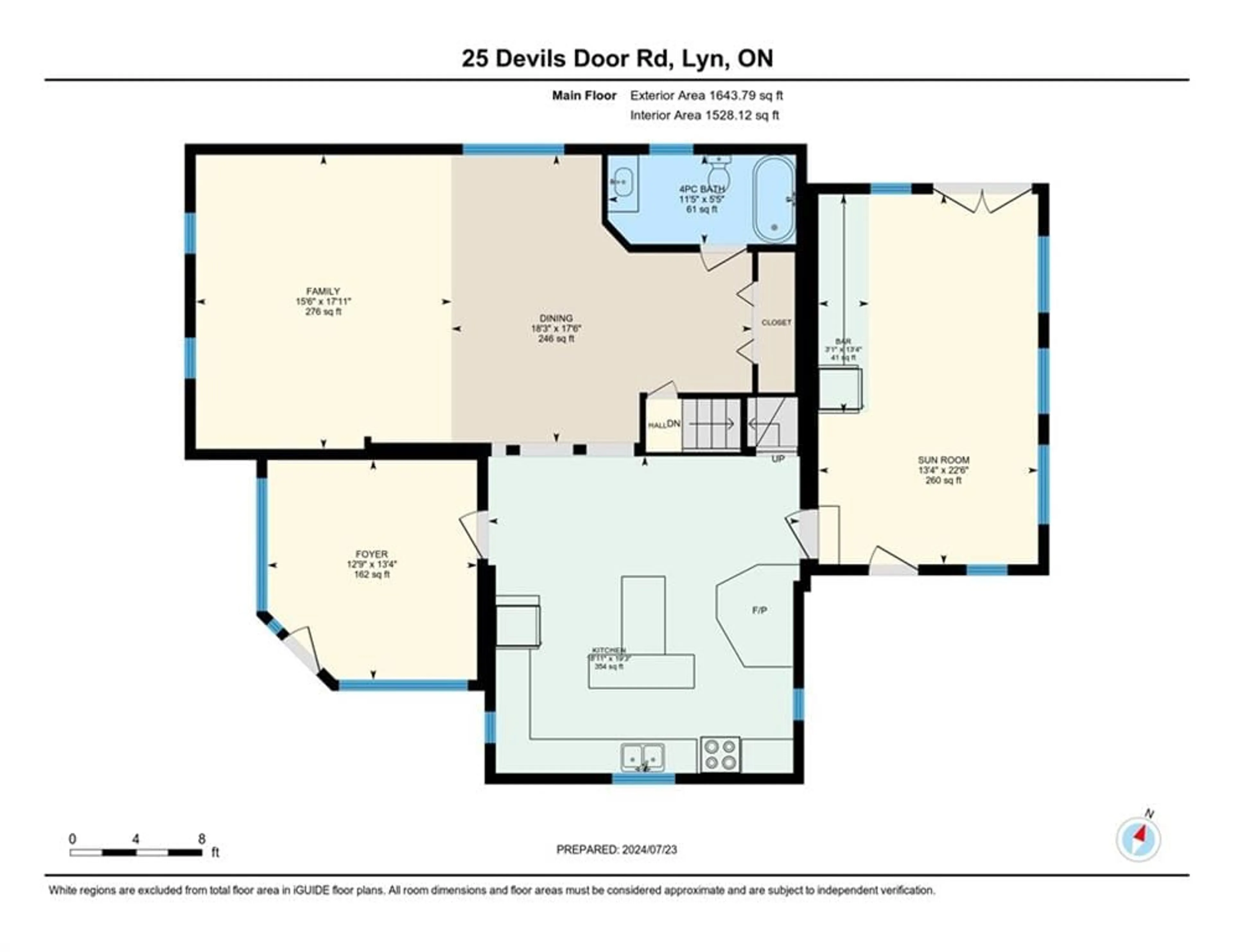 Floor plan for 25 DEVILS DOOR Rd, Lyn Ontario K0E 1M0