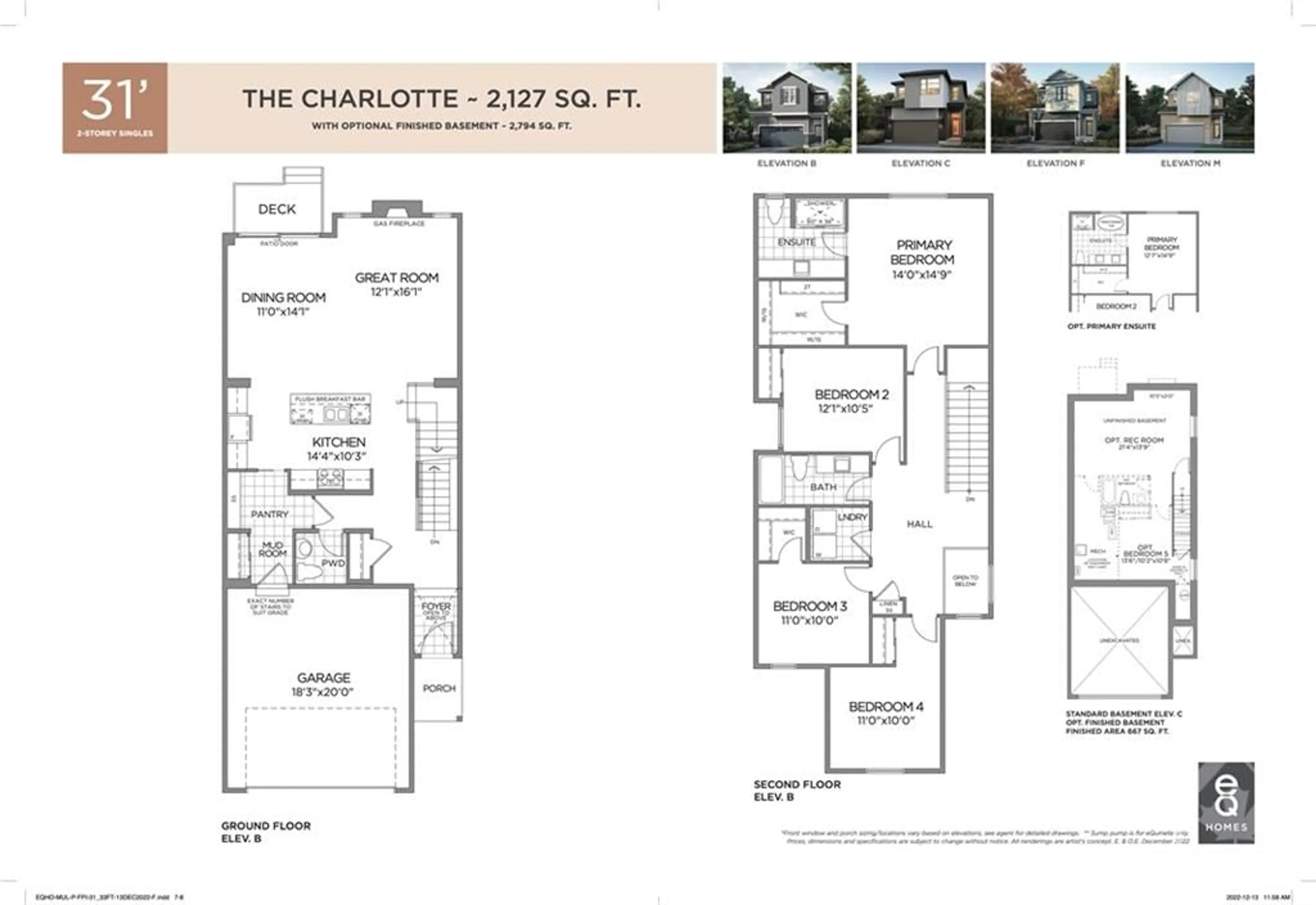 Floor plan for 396 VENTOUX Ave, Ottawa Ontario K4A 5L9