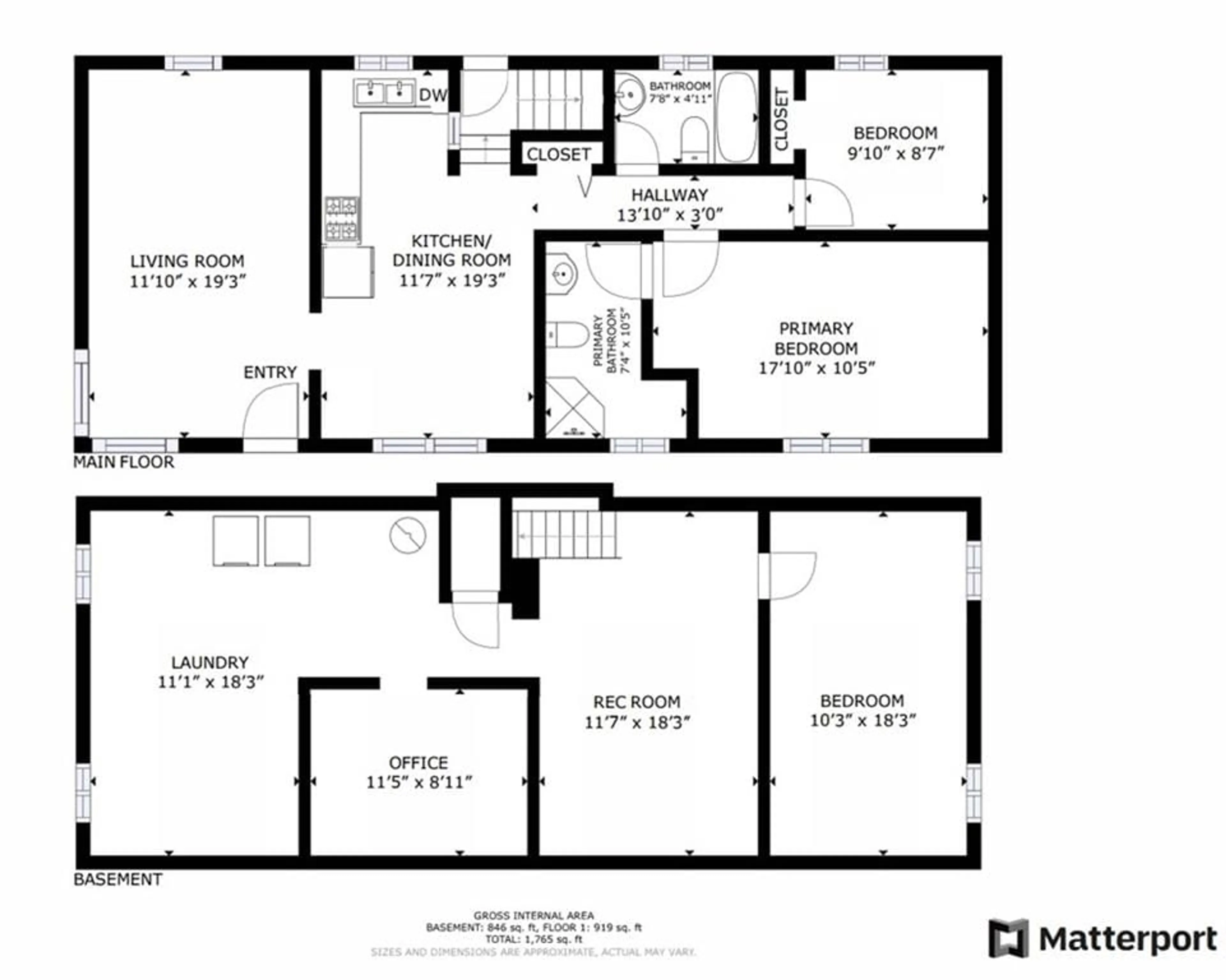 Floor plan for 3320 COUNTY 27 Rd, Brockville Ontario K0E 1M0