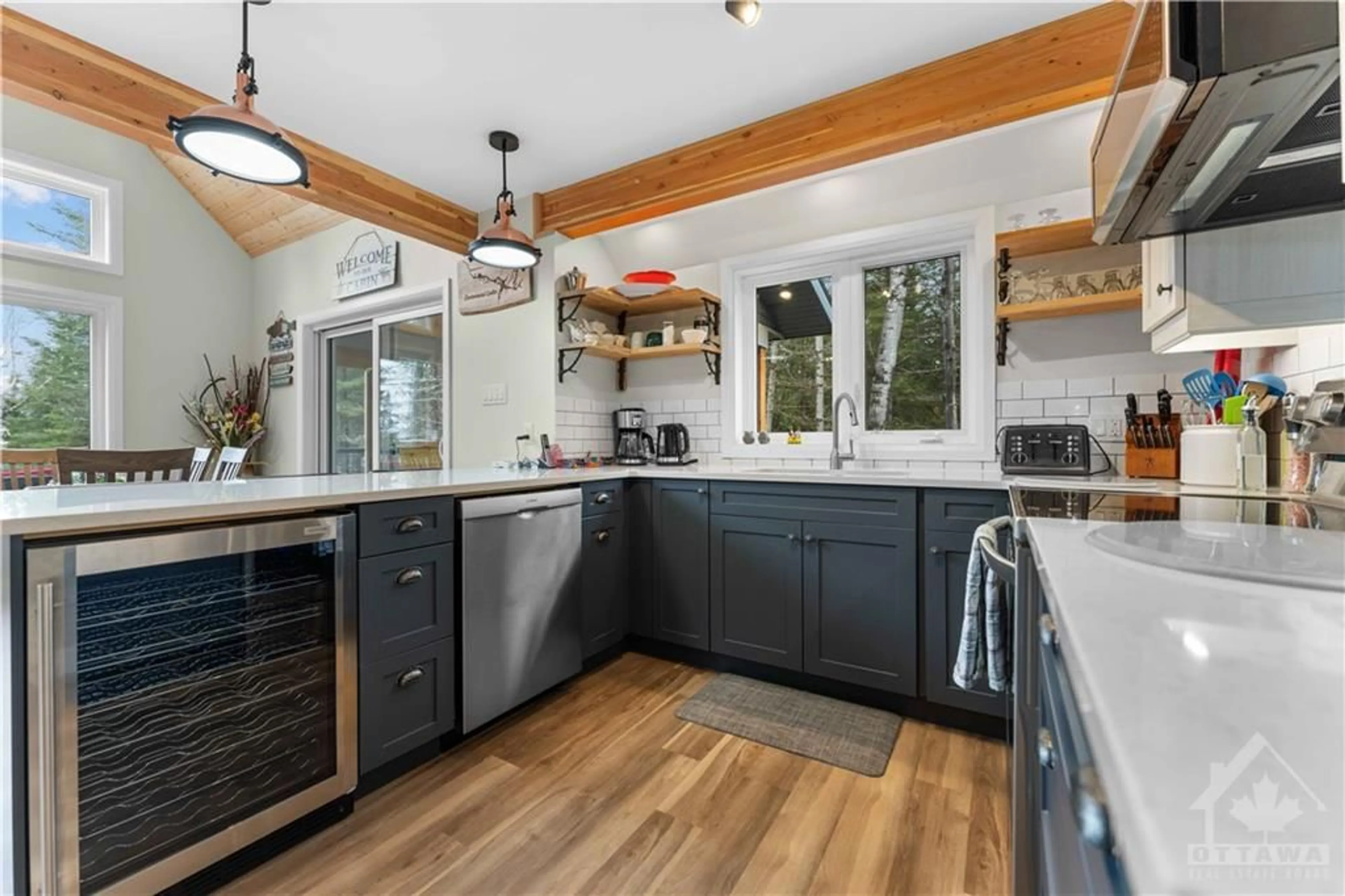 Open concept kitchen for 4634 MATAWATCHAN Rd, Griffith Ontario K0J 2R0