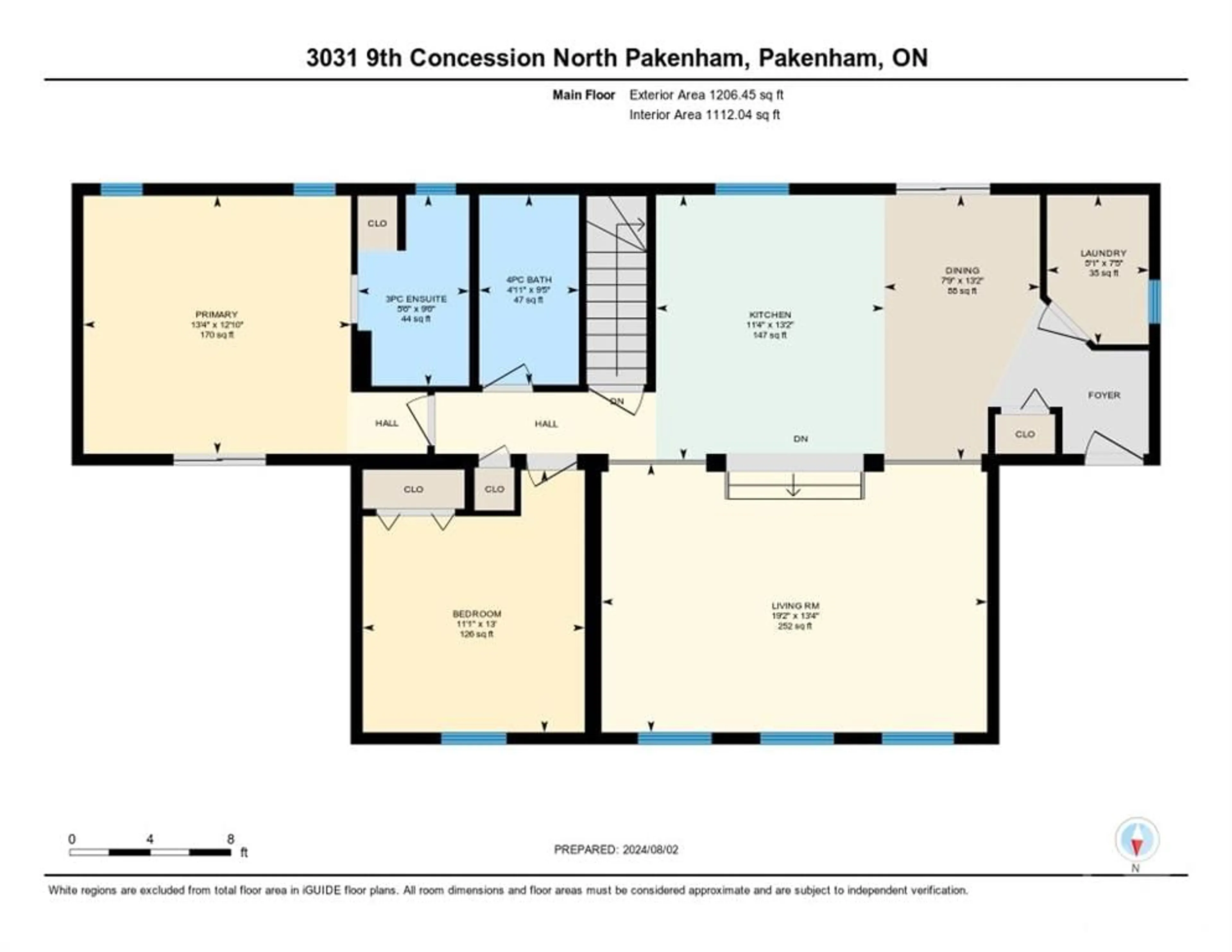 Floor plan for 3031 9TH CONCESSION NORTH Rd, Pakenham Ontario K0A 2X0