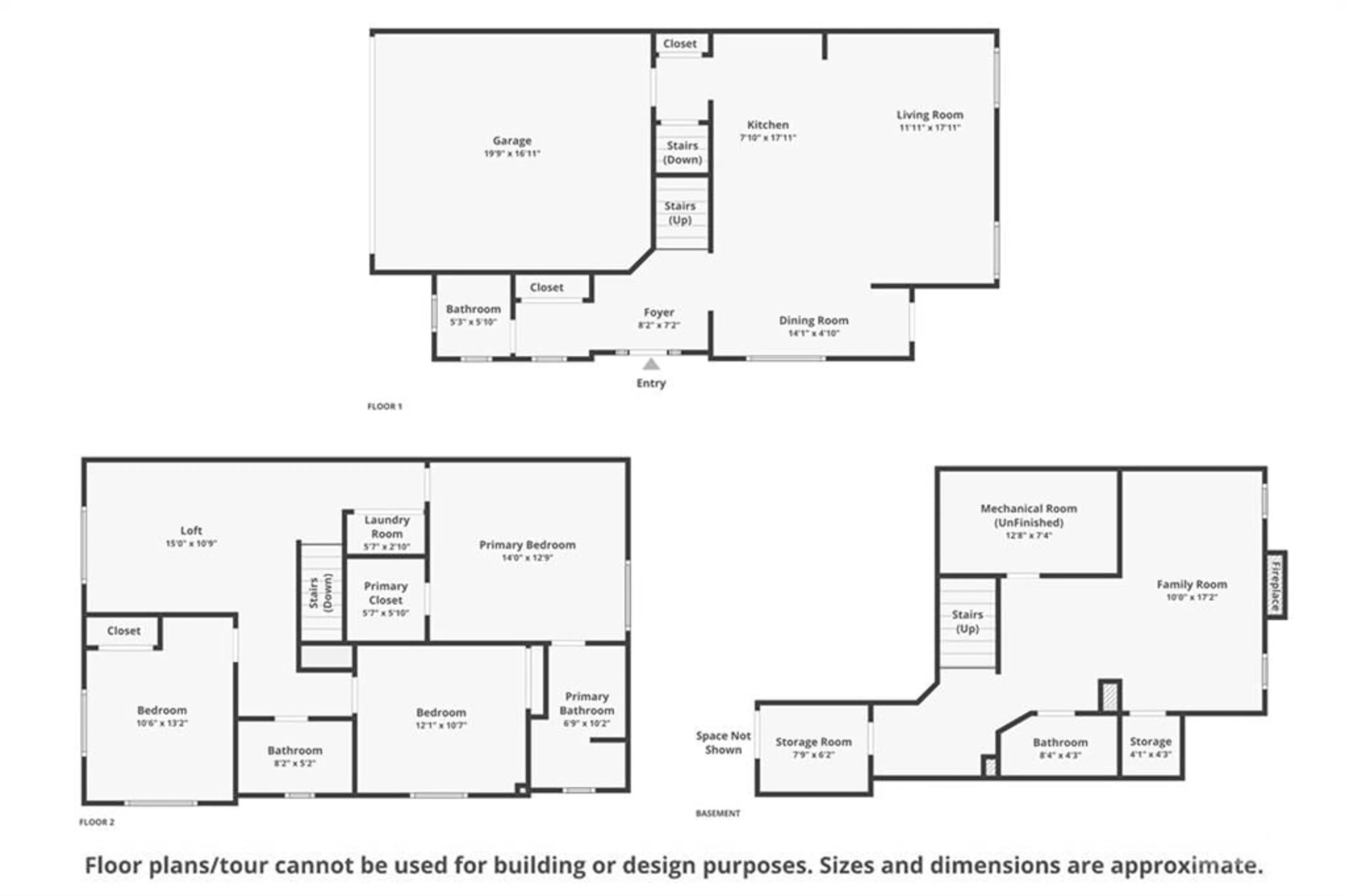 Floor plan for 351 MEADOWBREEZE Dr, Ottawa Ontario K2M 3A6