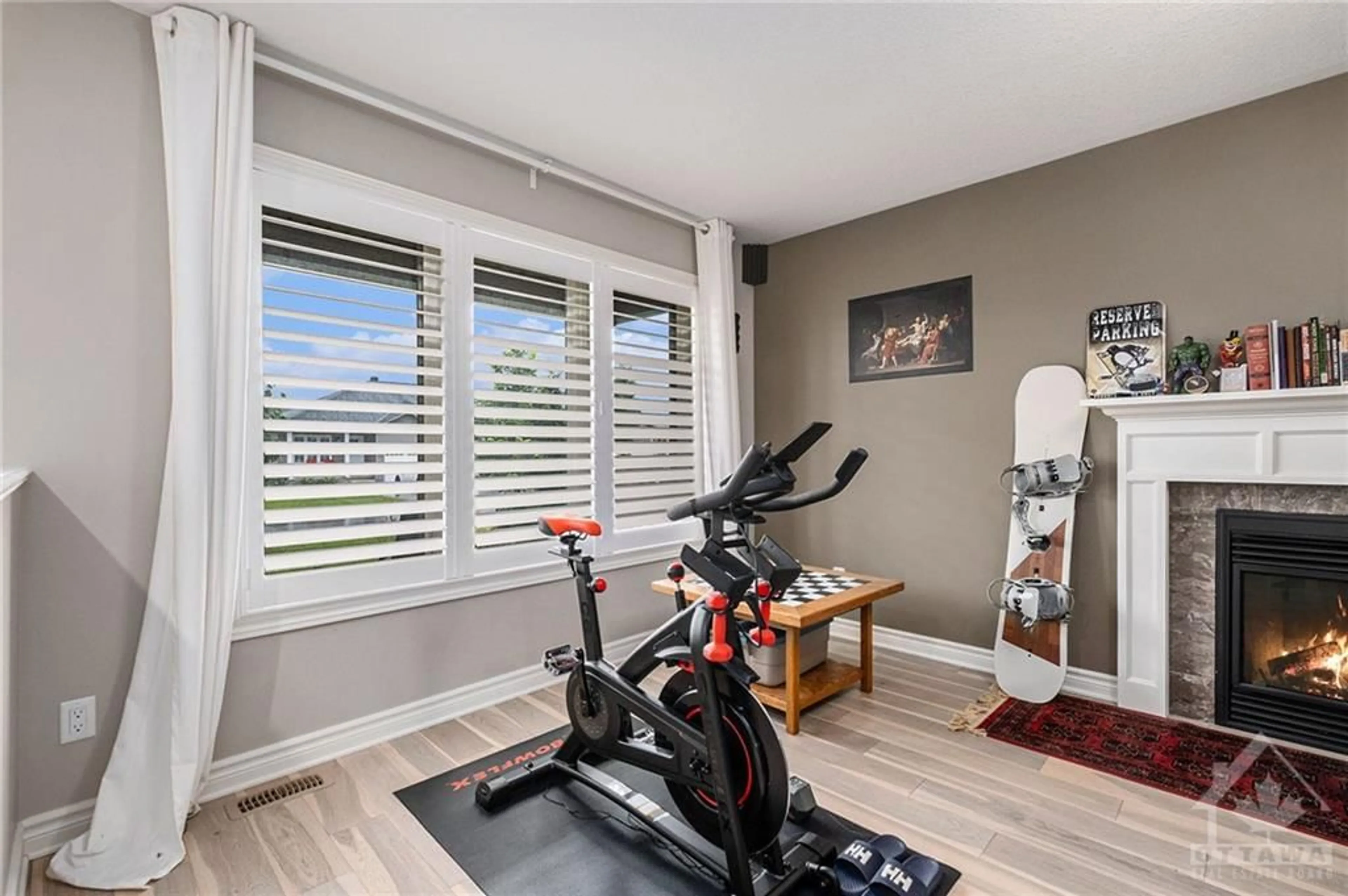 Gym or fitness room, wood floors for 457 HONEYBORNE St, Almonte Ontario K0A 1A0