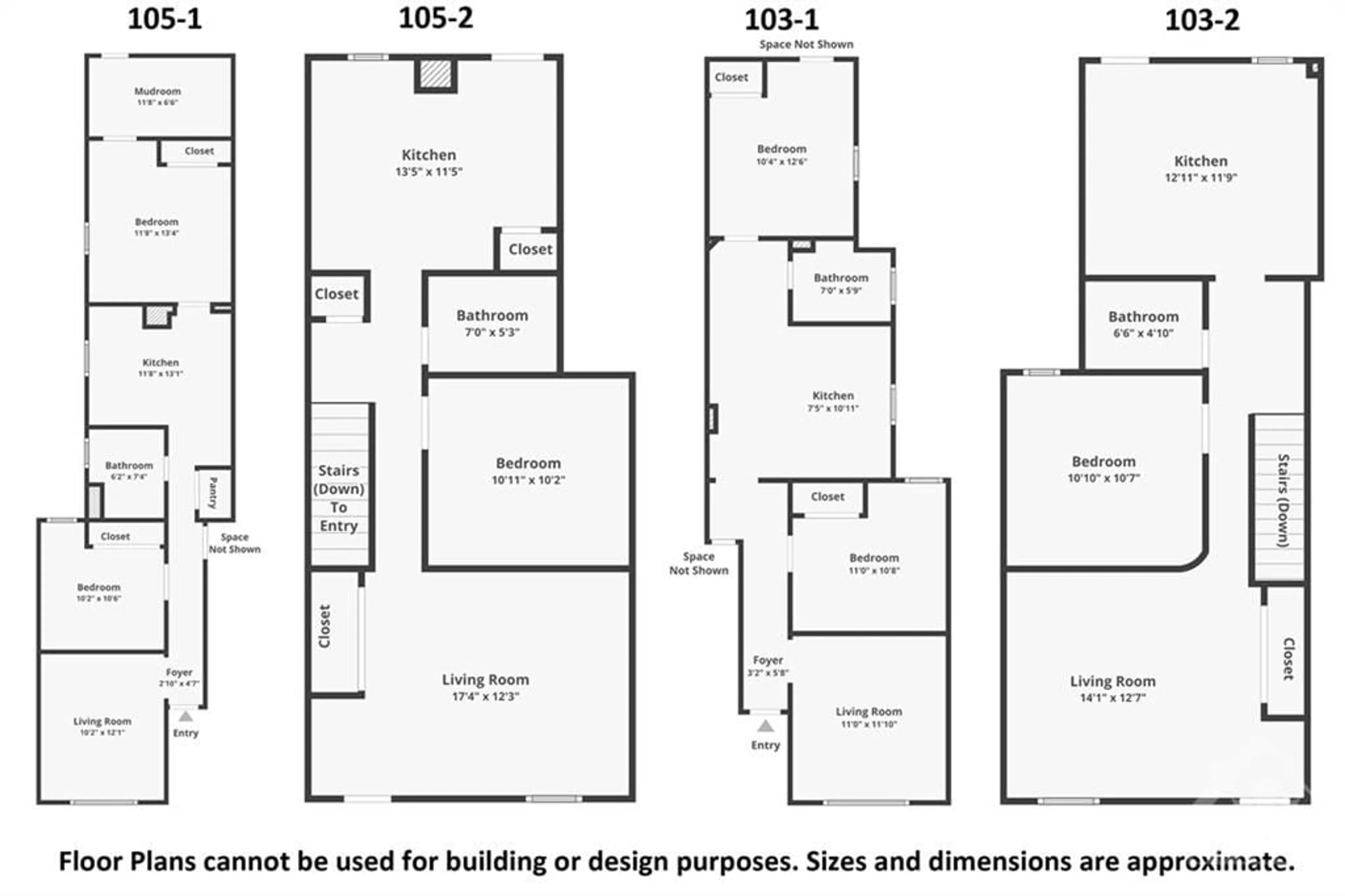 Floor plan for 103-105 FLORENCE St, Ottawa Ontario K1R 5N1