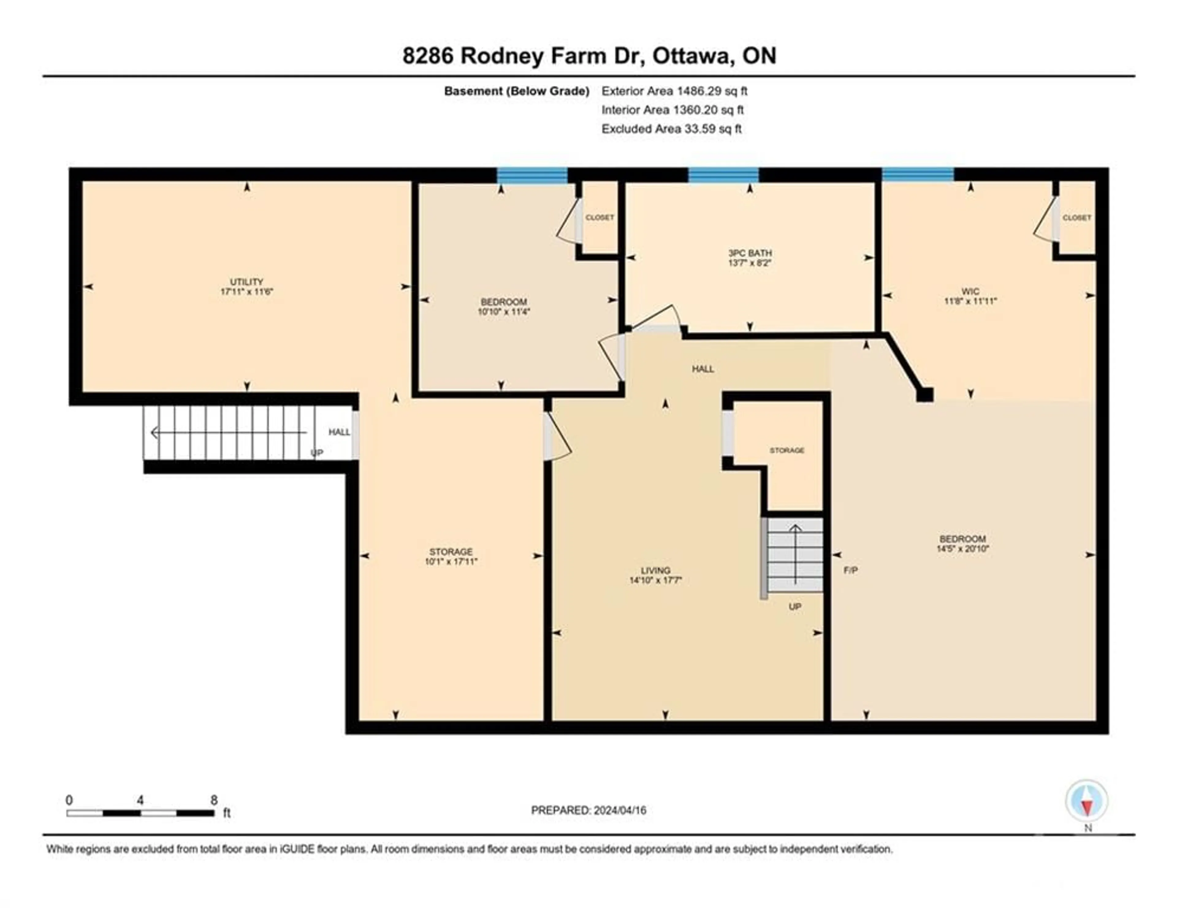 Floor plan for 8286 RODNEY FARM Dr, Metcalfe Ontario K0A 2P0