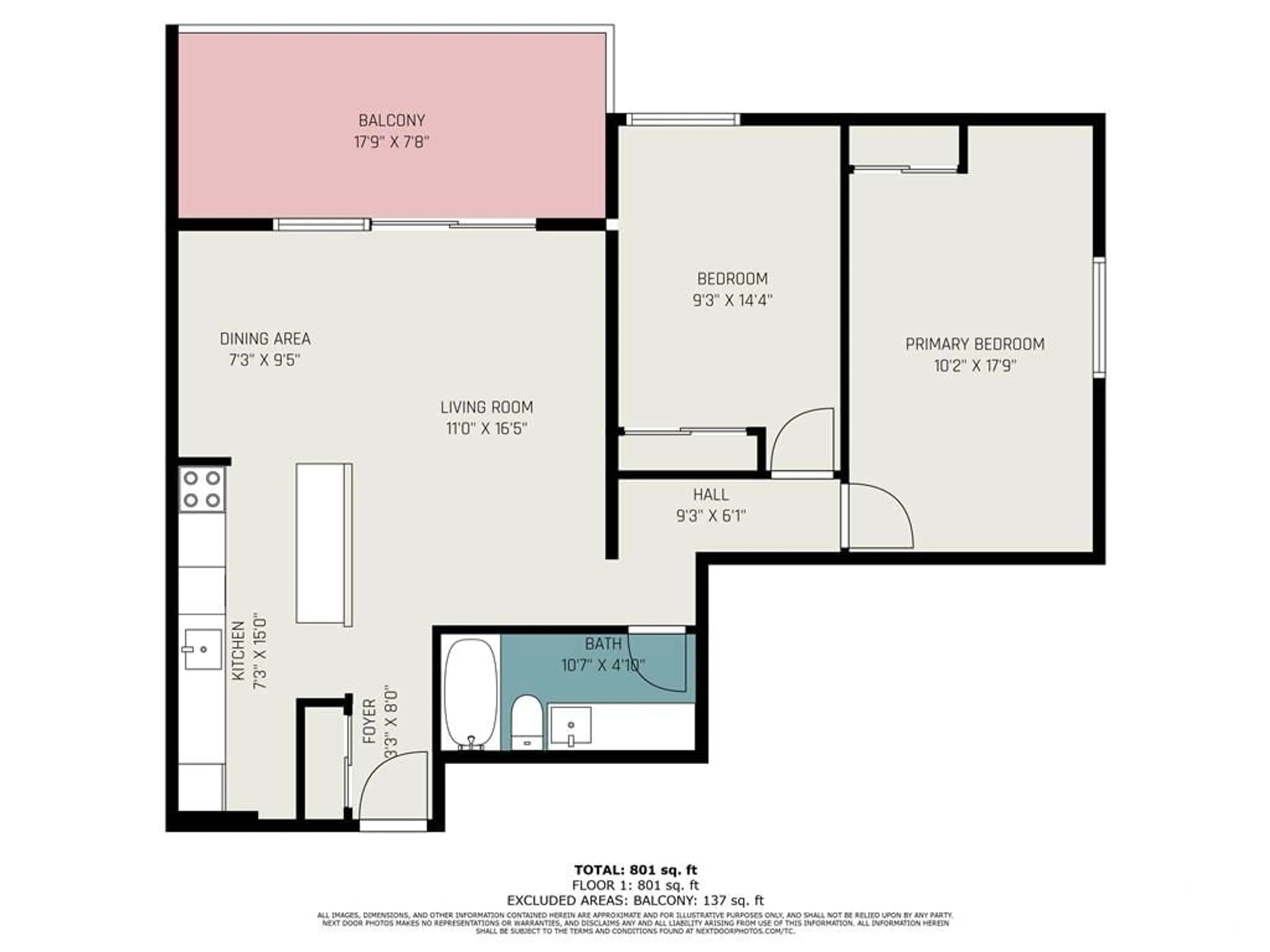 Floor plan for 1785 FROBISHER Lane #902, Ottawa Ontario K1G 3T7