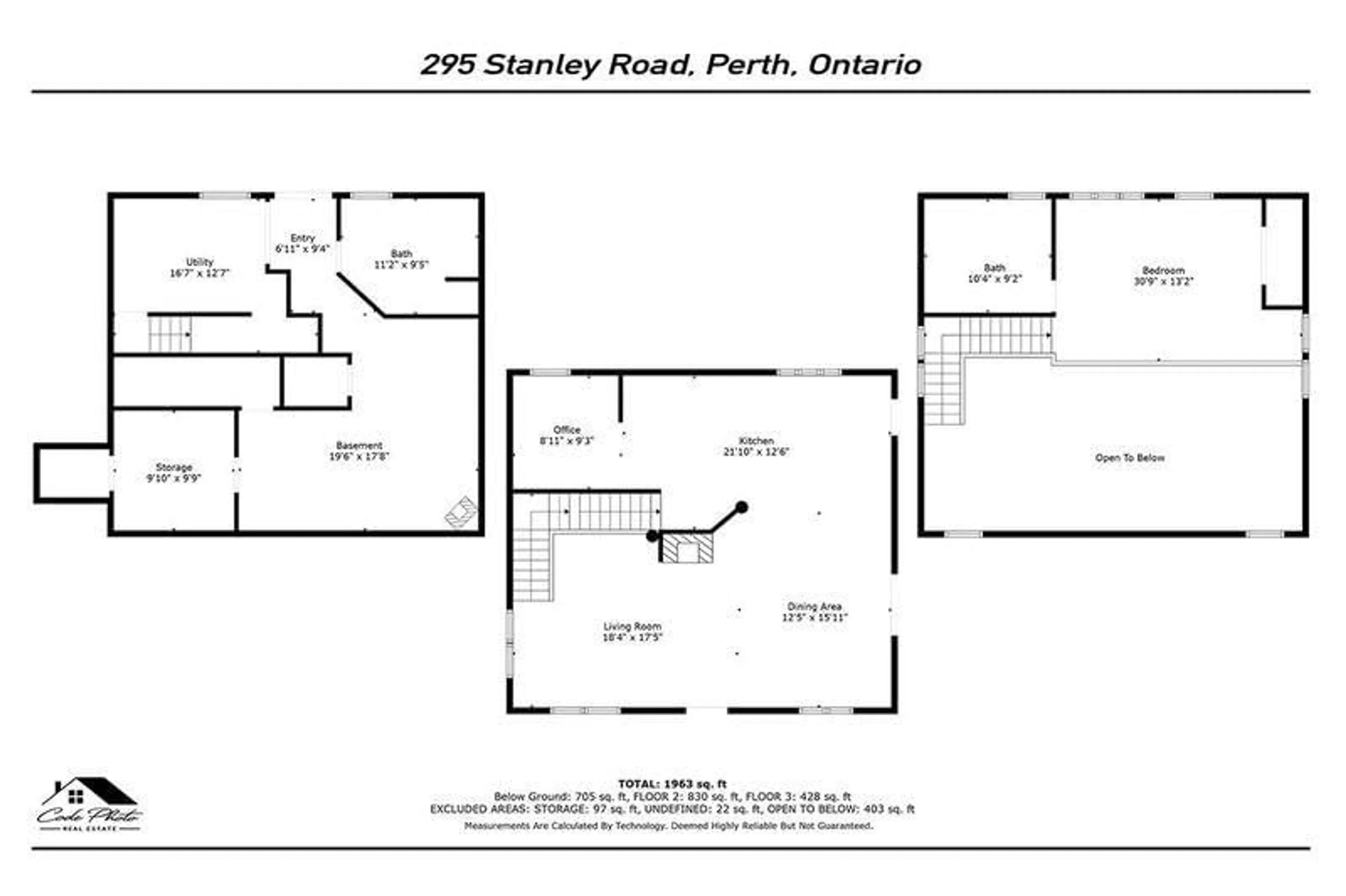 Floor plan for 295 STANLEY Rd, Perth Ontario K7H 3C5