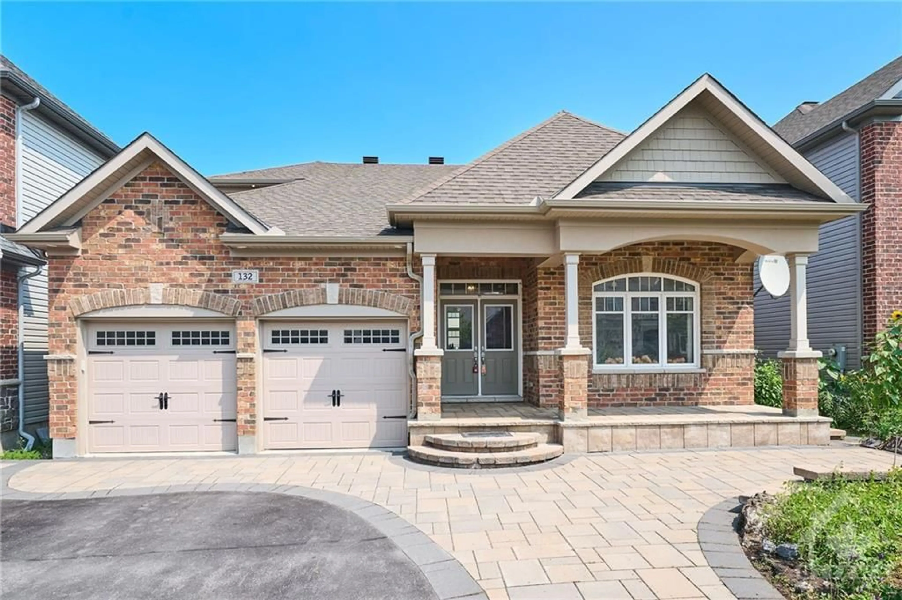 Home with brick exterior material for 132 PALFREY Way, Stittsville Ontario K2V 0A6