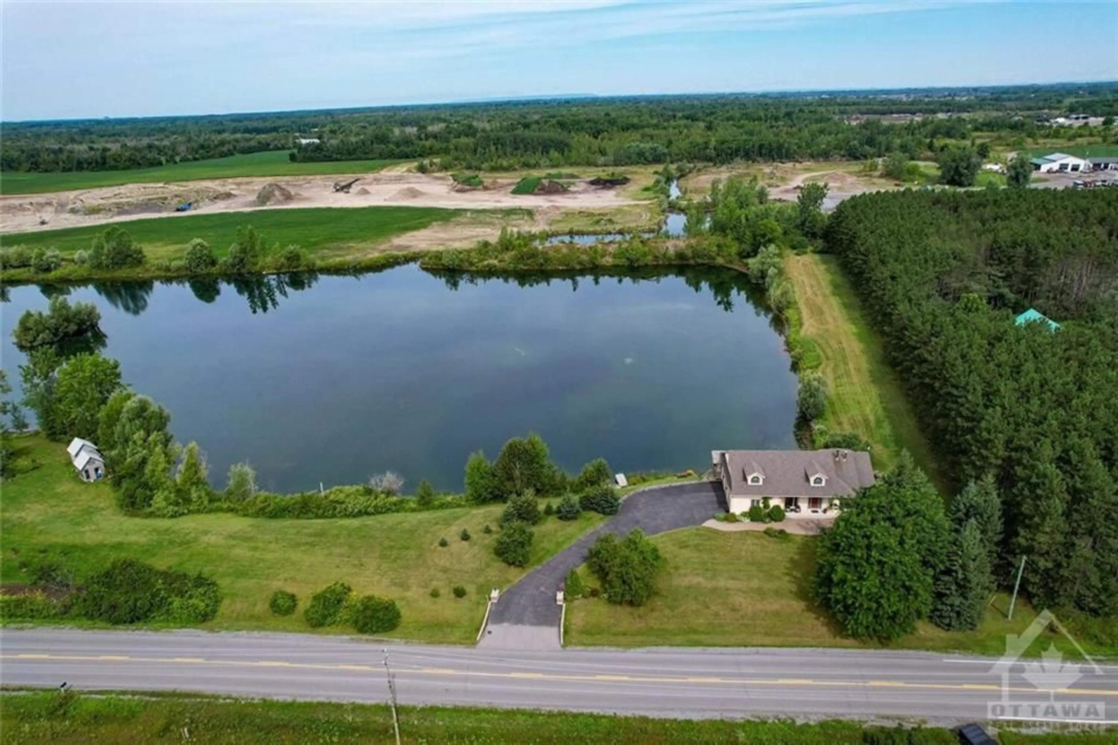 A pic from exterior of the house or condo, the view of lake or river for 2158 OLD PRESCOTT Rd, Greely Ontario K4P 1L9