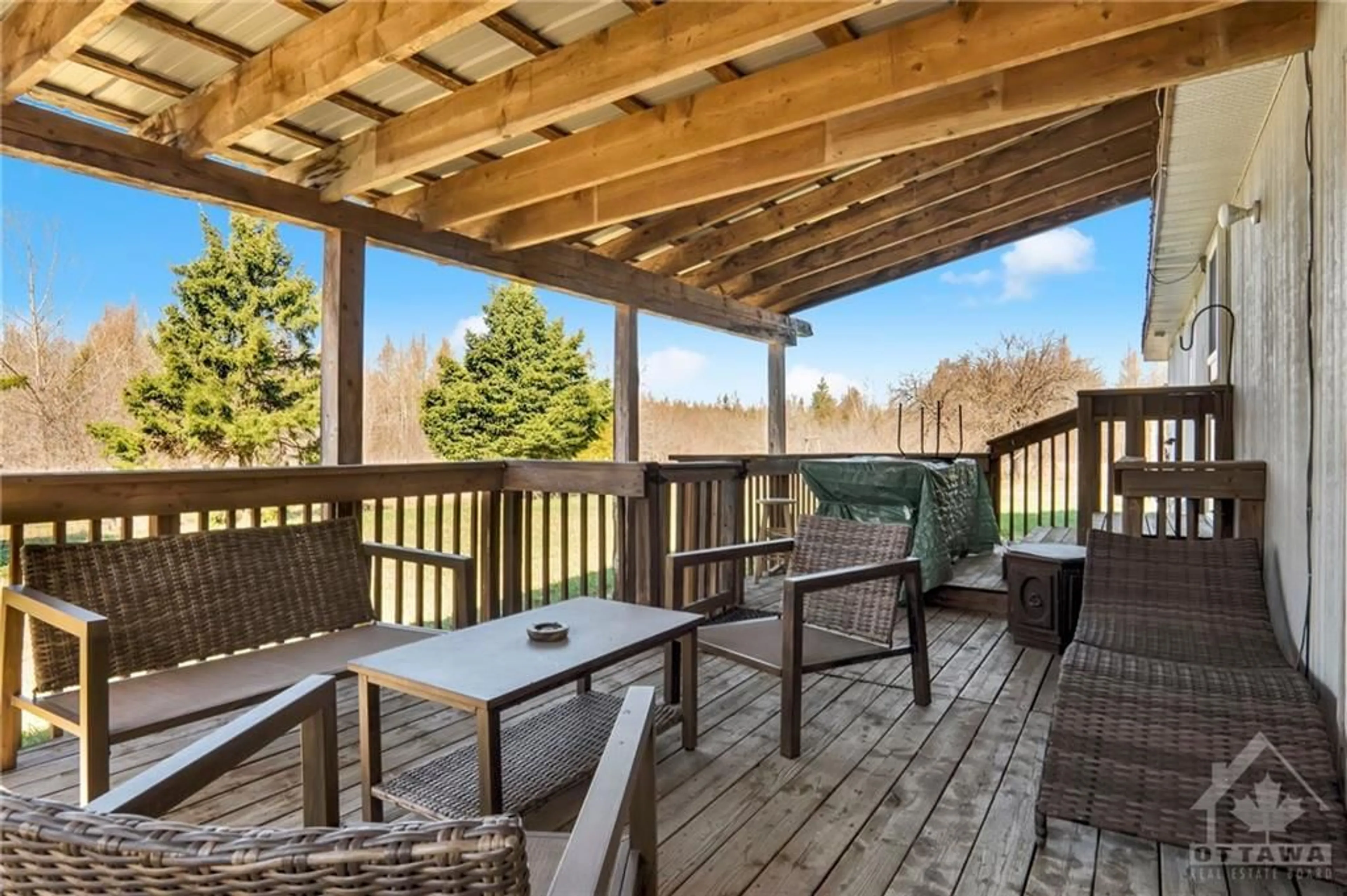 Patio, the fenced backyard for 3721 PADEN Rd, Ottawa Ontario K0A 2T0